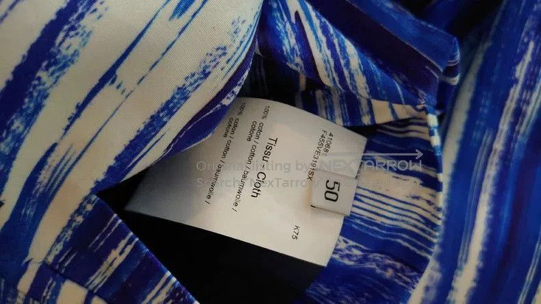 Kenzo Kenzo Blue Patterned Casual Blazer. Size US S / EU 44-46 / 1 - 6 Thumbnail