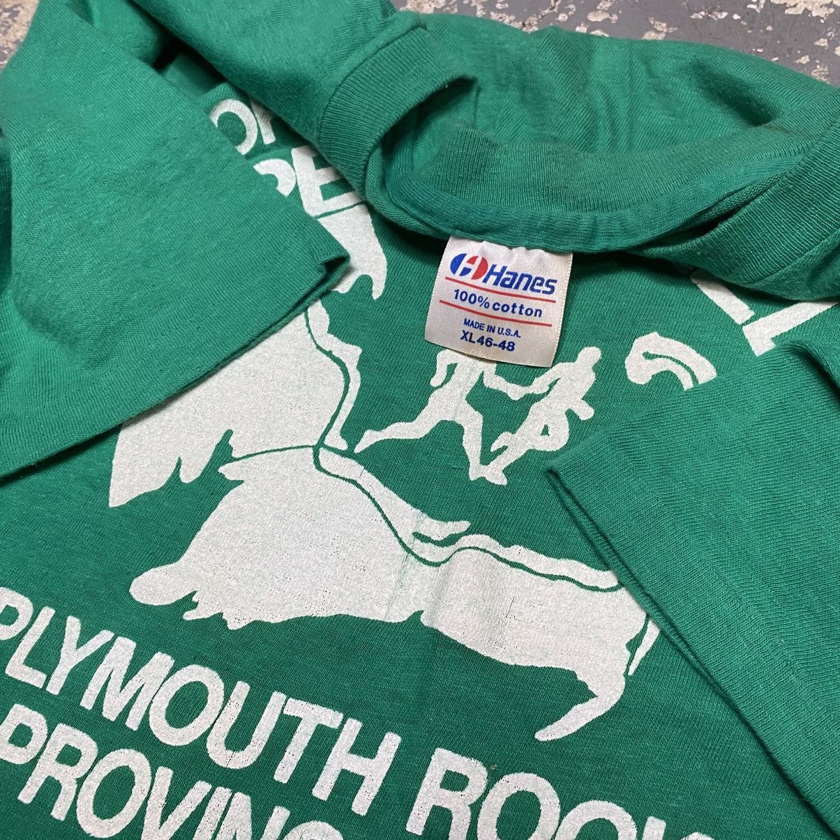 Japanese Brand × Vintage Vintage North Medford Plymouth Rock Running Club Flock Print Size US XL / EU 56 / 4 - 4 Thumbnail