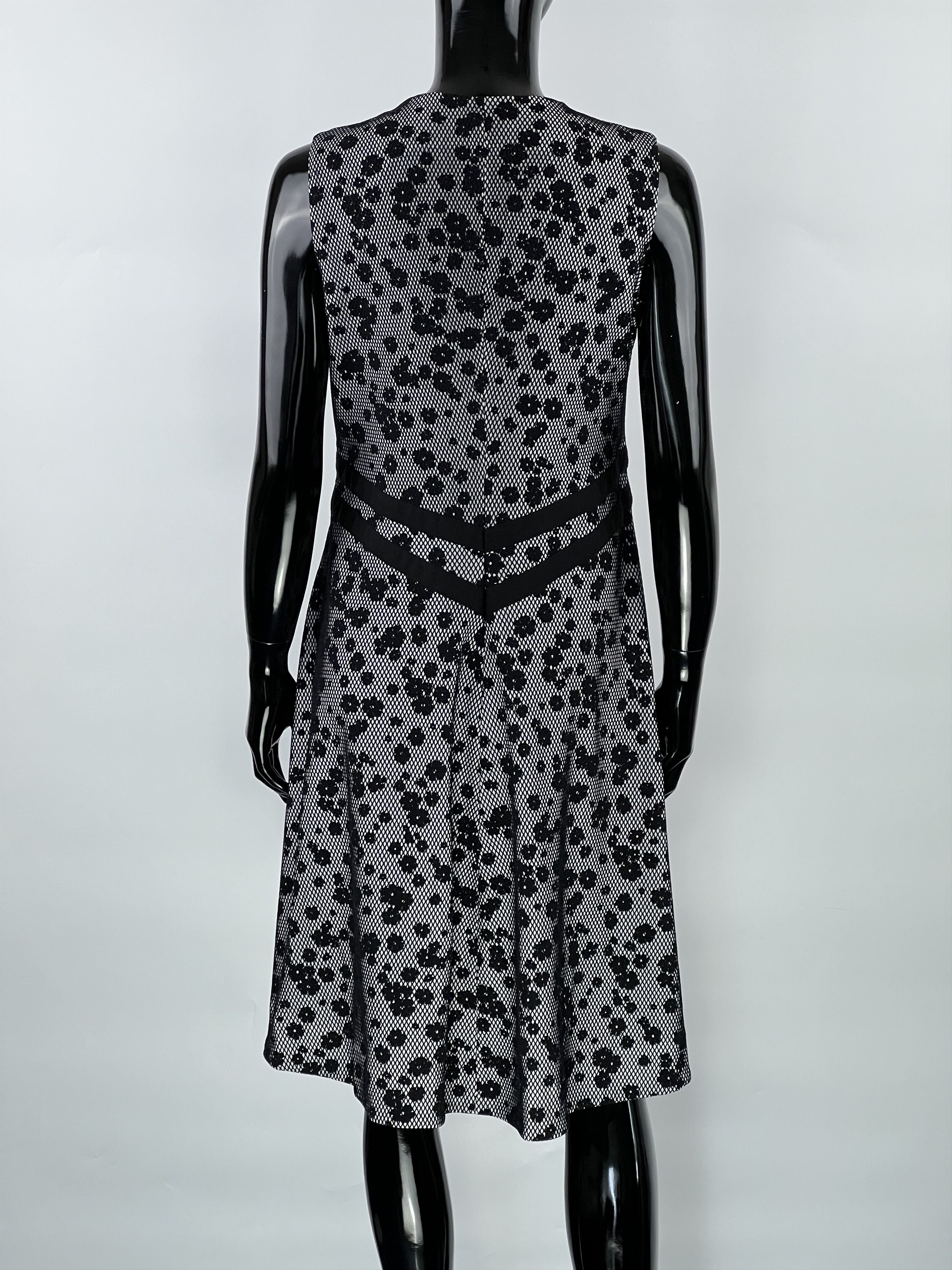 DOROTHEE SCHUMACHER Dorothee Schumacher Mesh Floral Print Sleeveless Dress M/L Size M / US 6-8 / IT 42-44 - 3 Thumbnail