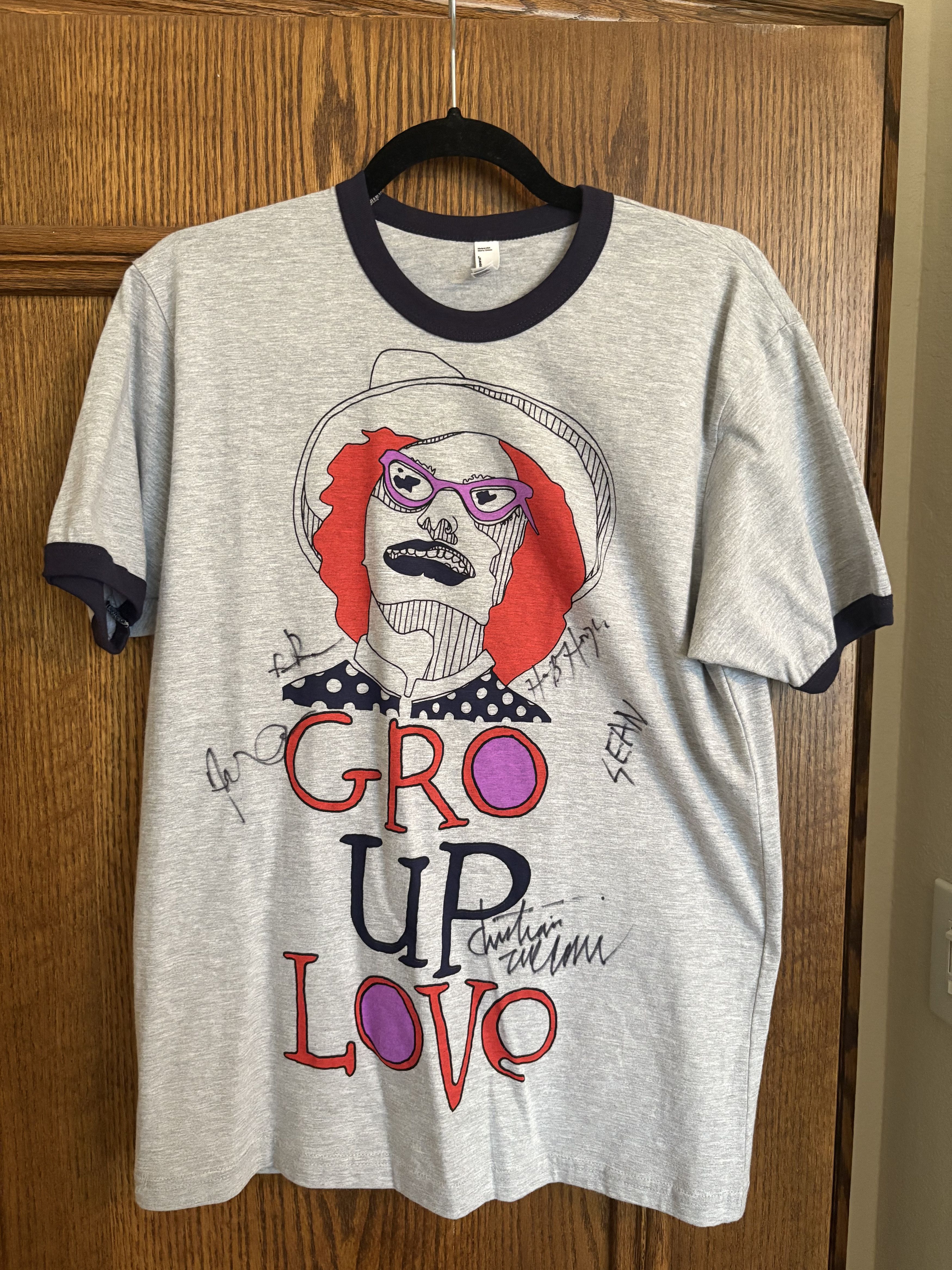 American Apparel Group Love Autographed Tshirt Size US M / EU 48-50 / 2 - 1 Thumbnail
