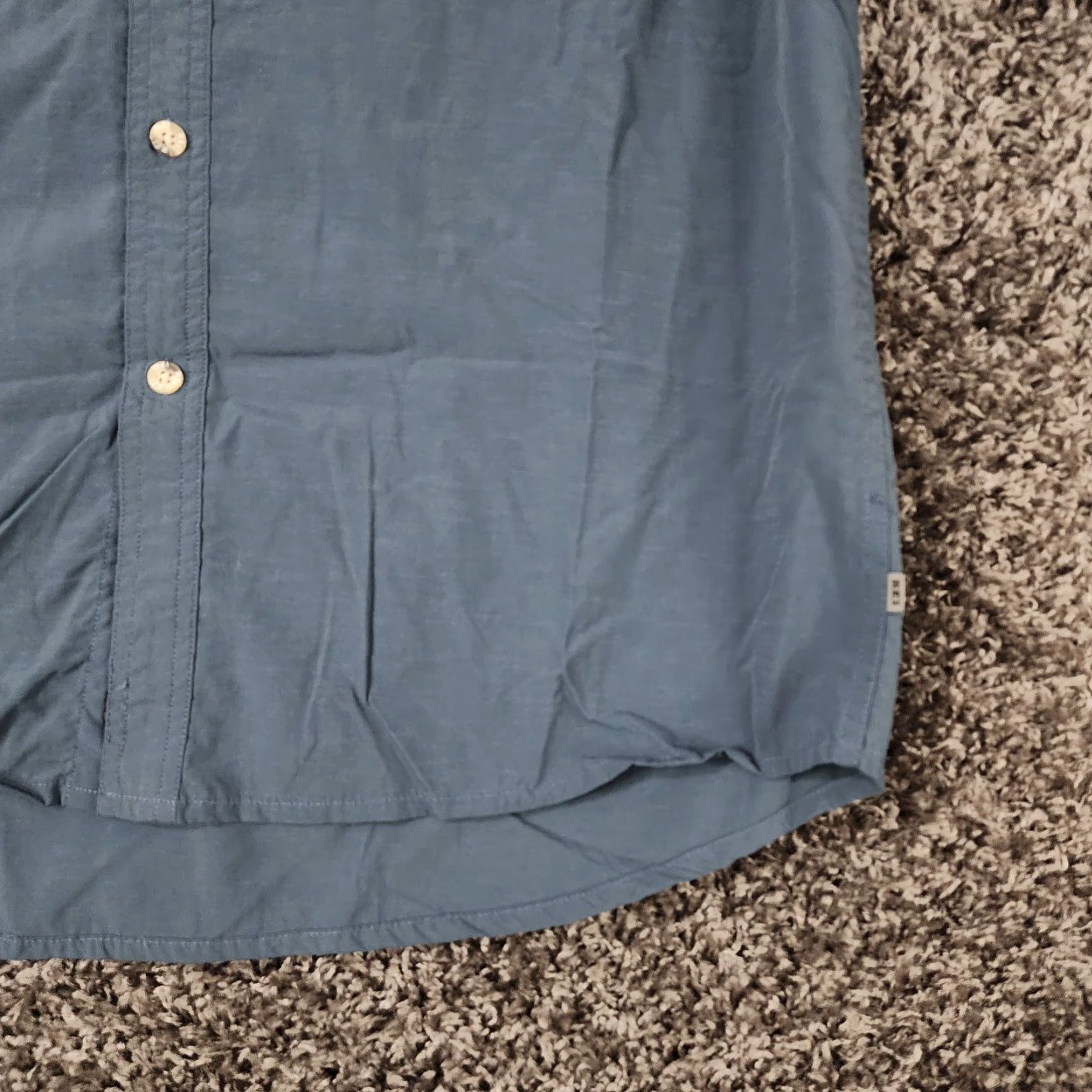 Vintage REI Shirt Short Sleeve Button-Up Blue Size M Mens Size US 31 - 2 Thumbnail