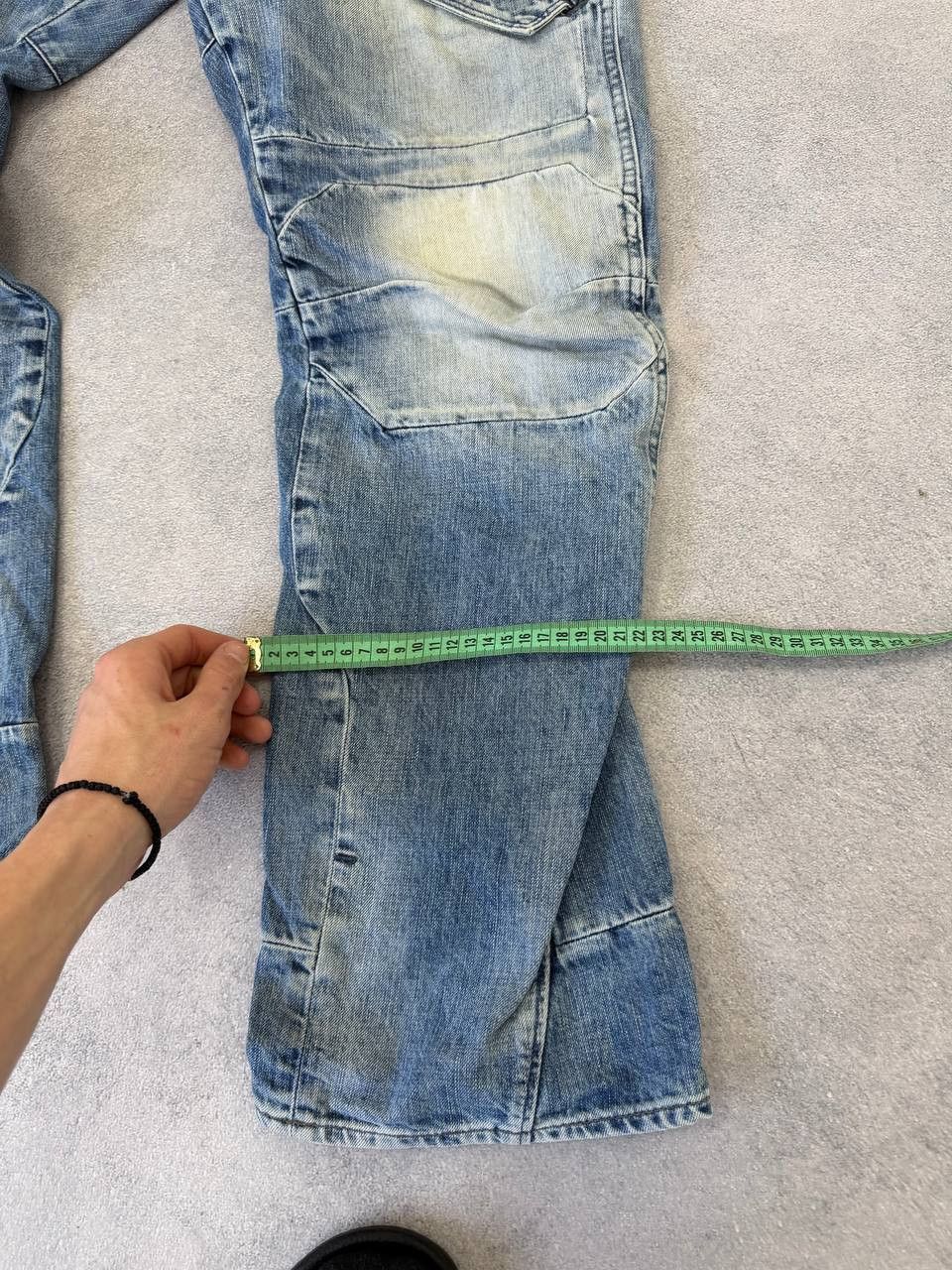 G-Star Avant Garde Tornado Mart Balmain Style Biker Jeans Pants Size US 32 / EU 48 - 18 Thumbnail
