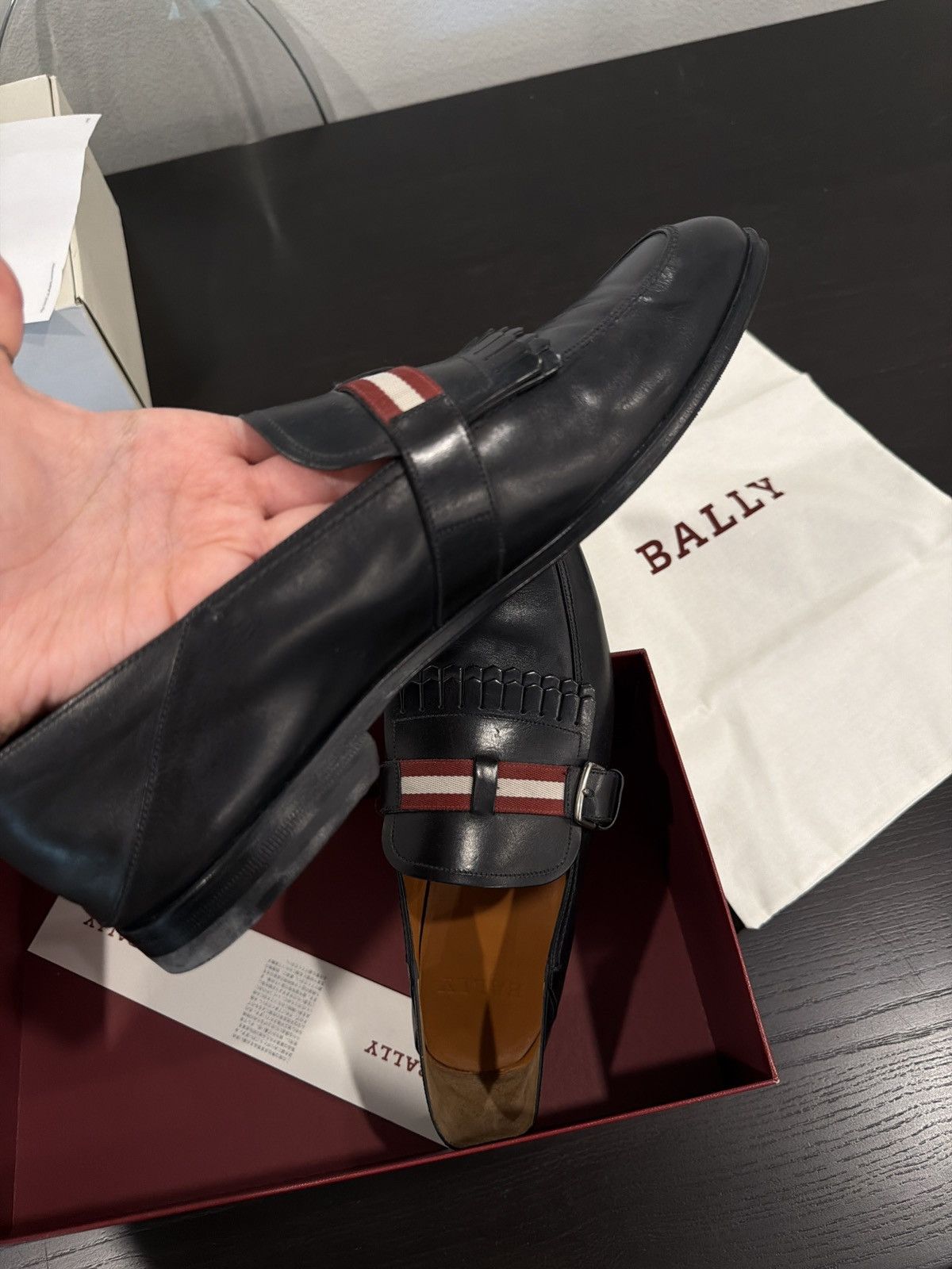 Bally Bally Dress Shoe with Signature Stripe Size US 9.5 / EU 42-43 - 4 Thumbnail