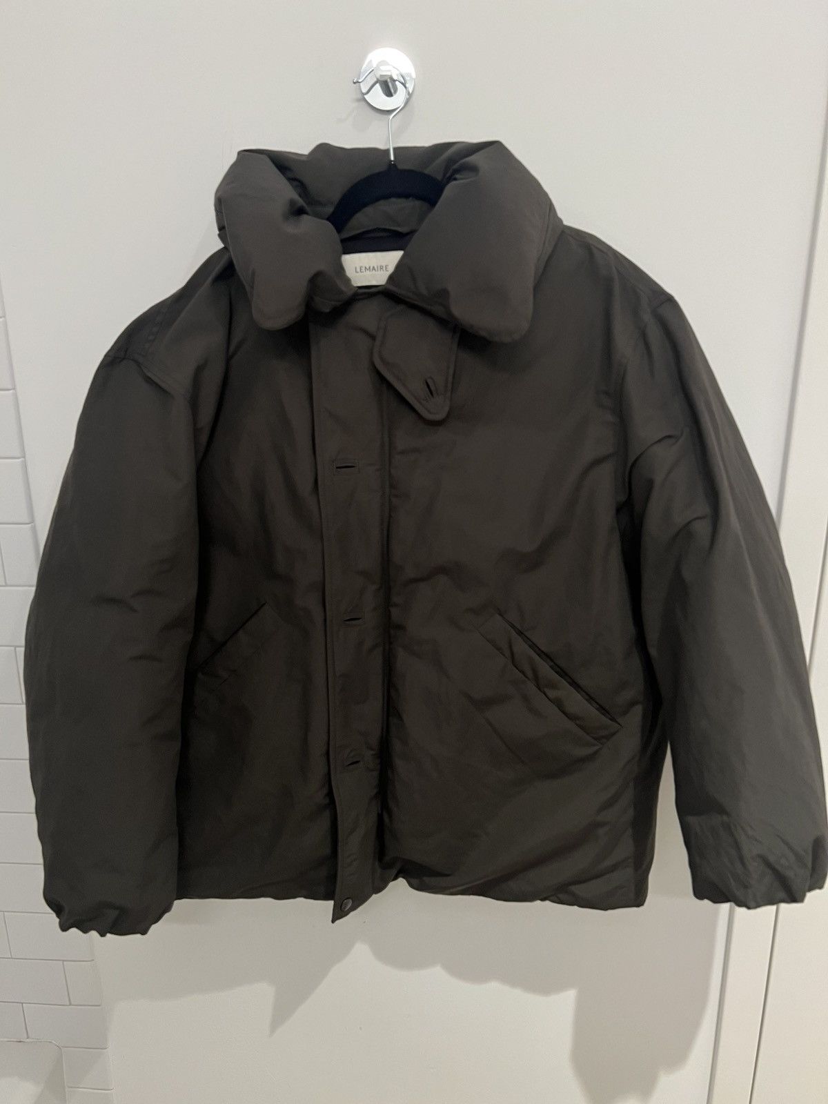 Lemaire Lemaire Puffer Blouson Dark Espresso 48 M Size US M / EU 48-50 / 2 - 1 Thumbnail