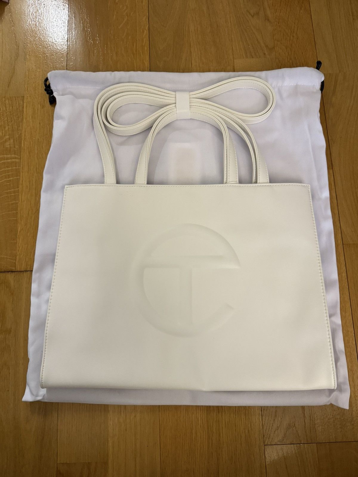 Telfar Medium white shopping bag Size ONE SIZE - 1 Thumbnail