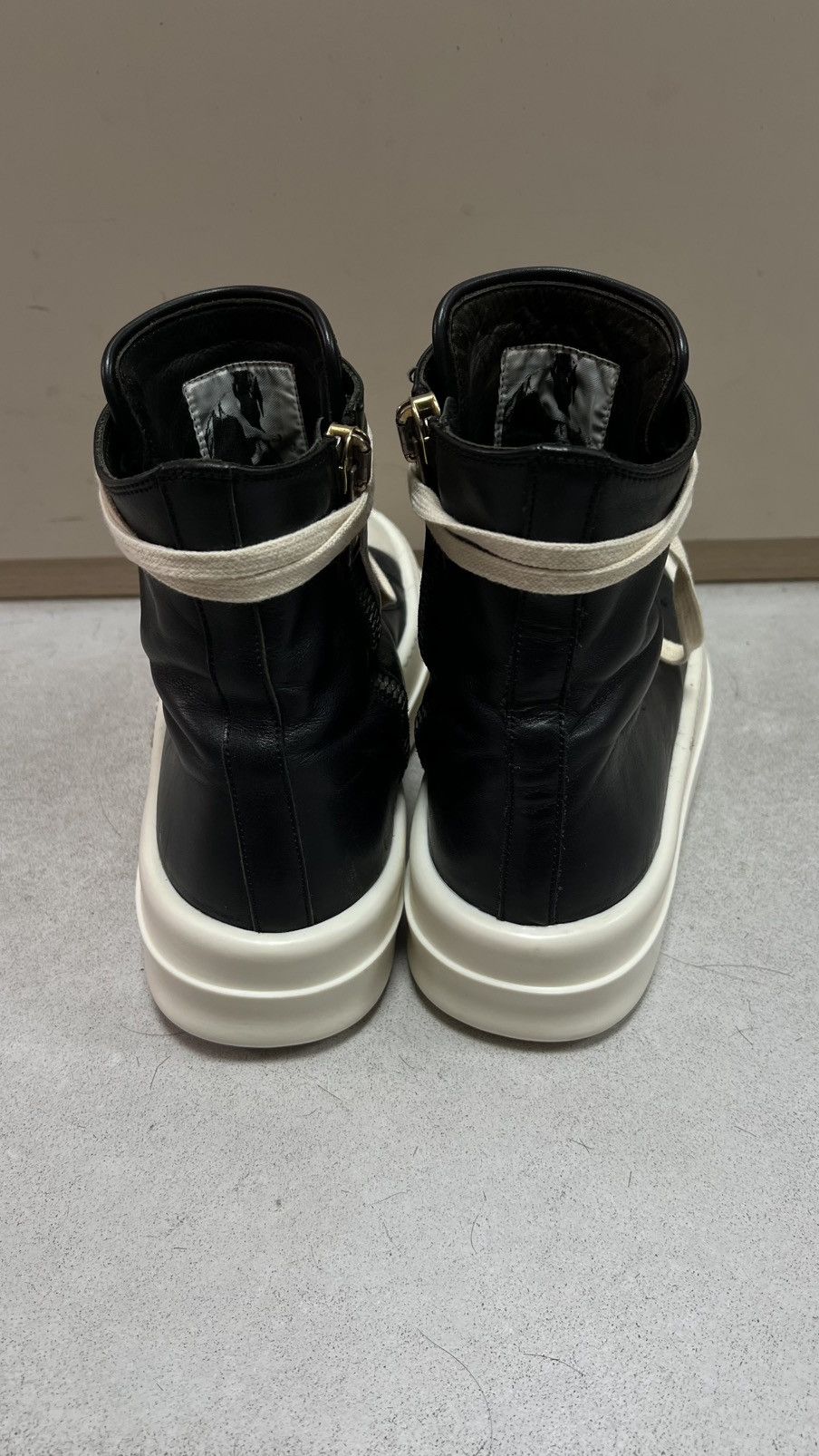 Rick Owens Rick owens drkahdw ramones high top sneaker sz40 Size US 7 / EU 40 - 5 Thumbnail