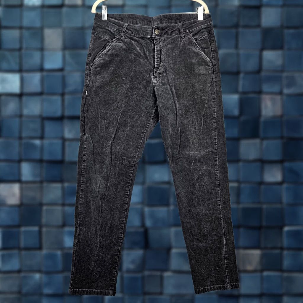 Asics BYLT Premium Basics Classic Corduroy Zipper Side Pockets Pants Size 34 Black Mens Regular Straight 34 in Waist 28.5 Inseam Size US 34 / EU 50 - 1 Thumbnail