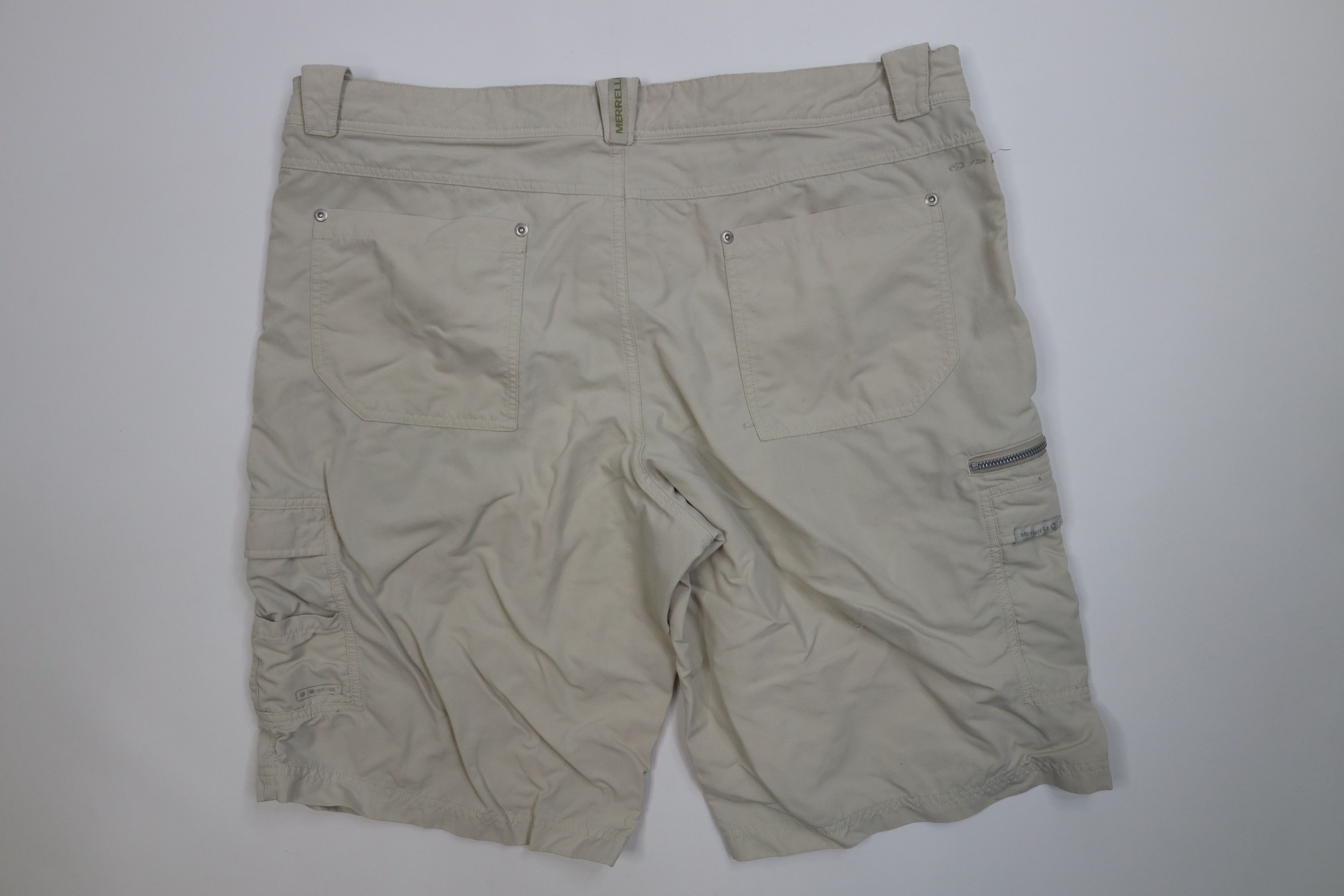 Merrell Vintage Y2K Merrell Hiking Trekking Cargo Shorts Stone Size US 38 / EU 54 - 9 Thumbnail