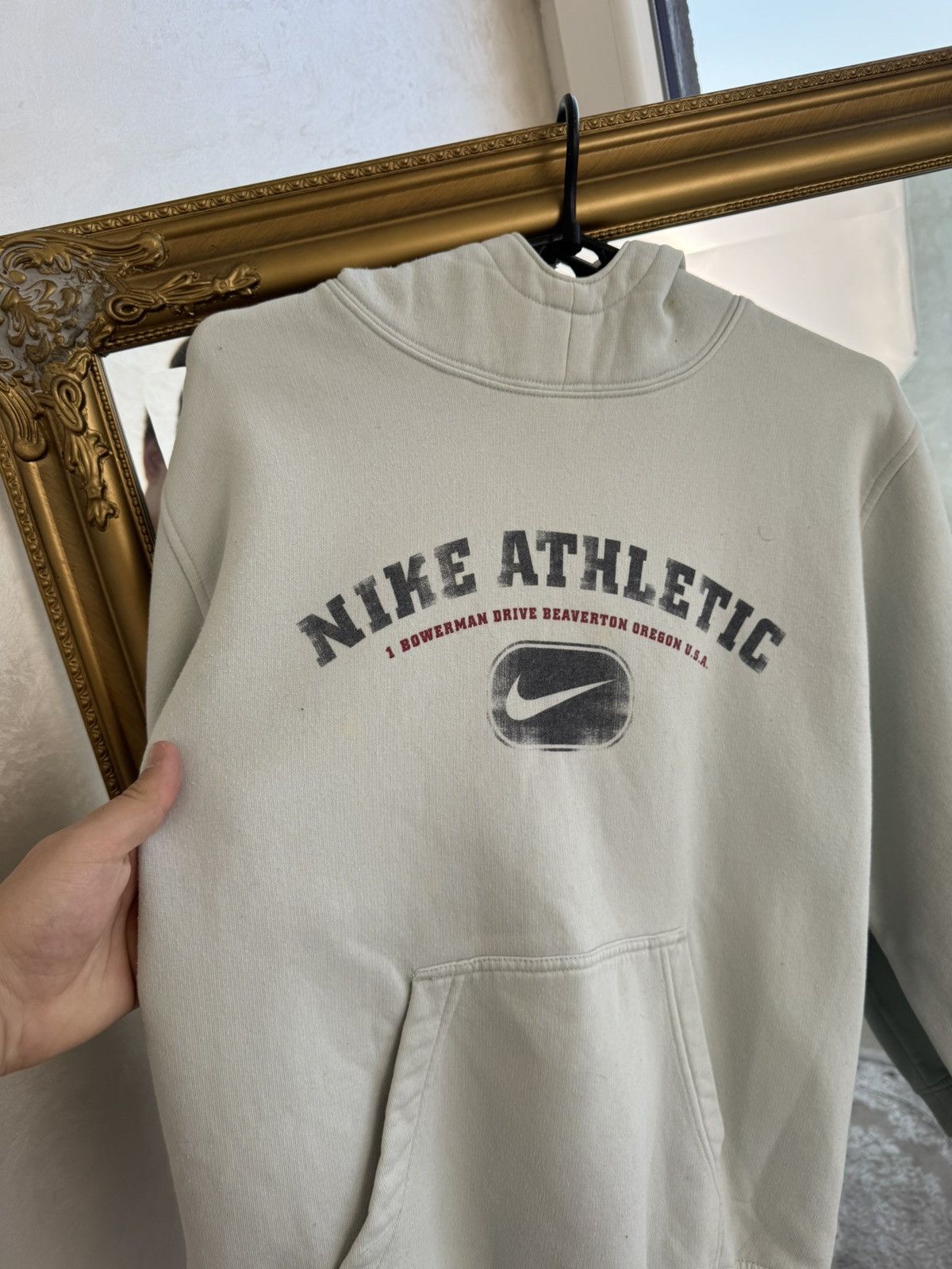 Nike Vintage Nike Athletic Hoodie Big logo Center Swoosh Y2K Size US XS / EU 42 / 0 - 4 Thumbnail
