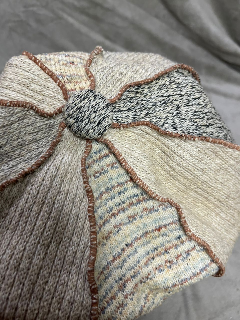 Japanese Brand Vintage Seijitstudio Patcwork Newsboy Hats Size ONE SIZE - 8 Thumbnail