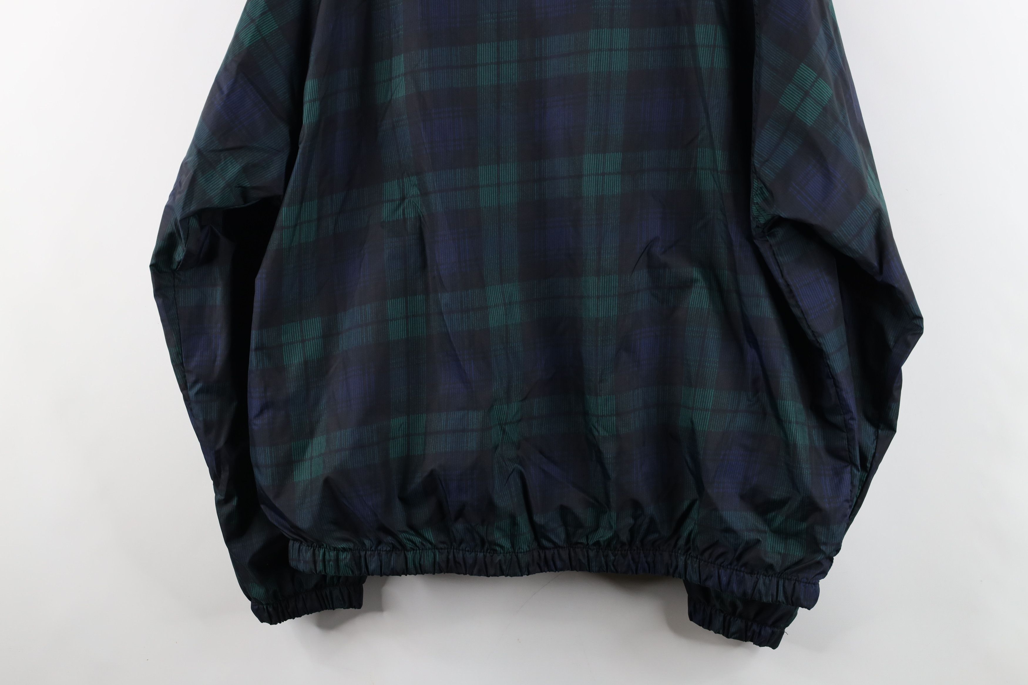 Vintage Vintage 90s Streetwear Full Zip Windbreaker Jacket Plaid Size US L / EU 52-54 / 3 - 14 Thumbnail