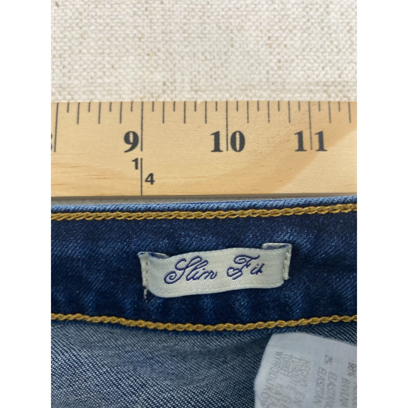Other Leara Woman Jeans Womens Size 4 Blue Denim Stretch Skinny Size 27" / US 4 / IT 40 - 9 Thumbnail