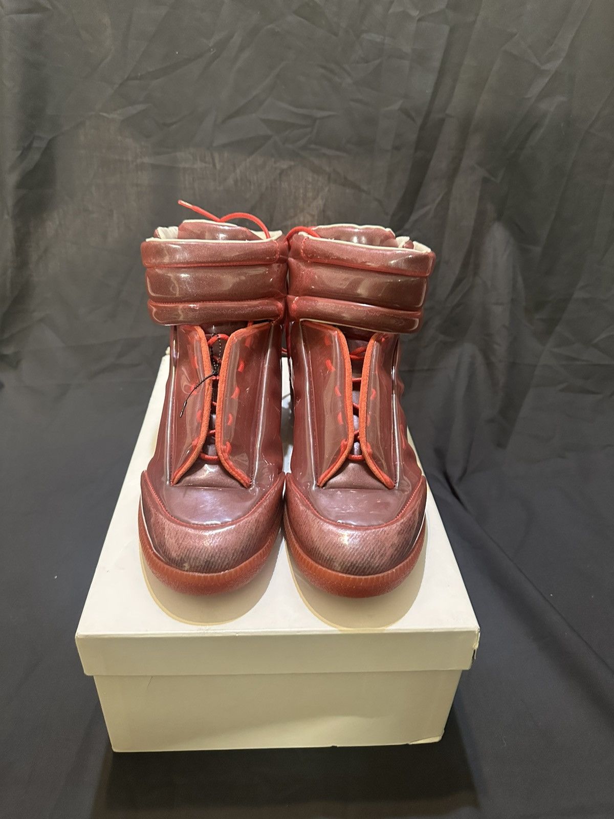 Maison Margiela Maison Margiela Future Red PVC sz 43 | Grailed
