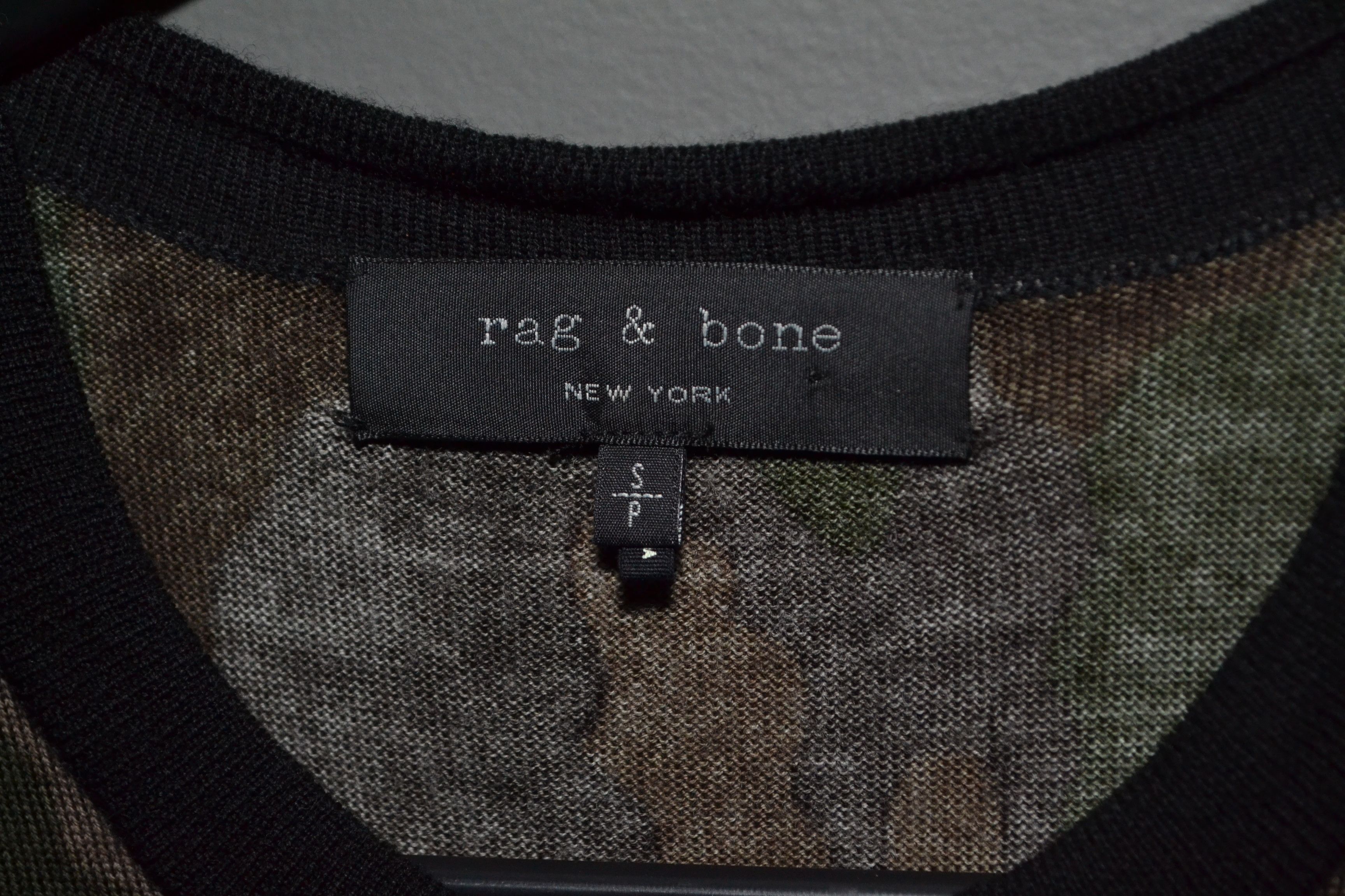 Rag & Bone Rag & Bone Thin Wool Camouflage Camo Sweater S Jumper Size US S / EU 44-46 / 1 - 3 Thumbnail