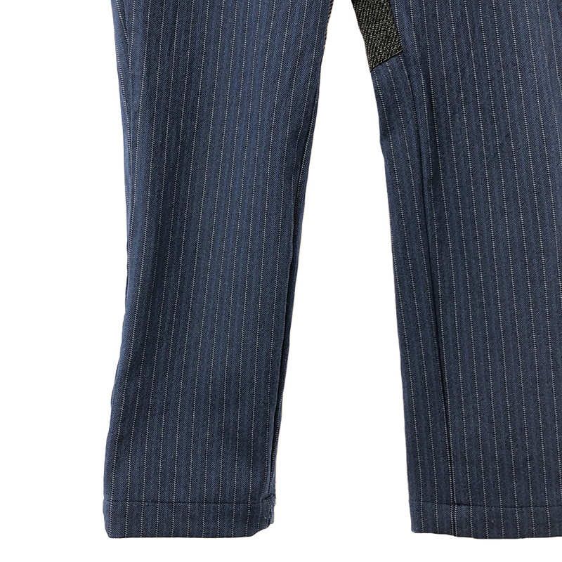 Comme des Garcons Casual Pants switching polyester slacks zipper stripe Navy Size US 32 / EU 48 - 3 Thumbnail