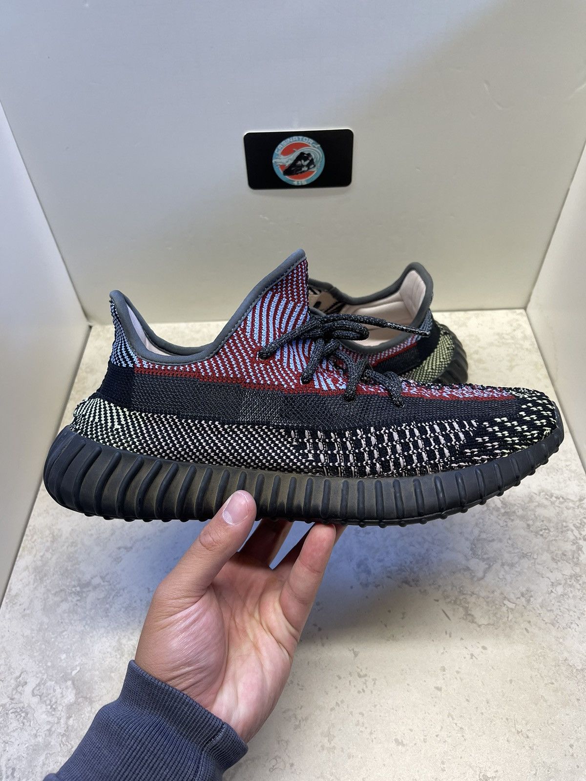 Adidas Size 9 - Adidas Yeezy Boost 350 V2 Yecheil Non-Reflective Size US 9 / EU 42 - 4 Thumbnail