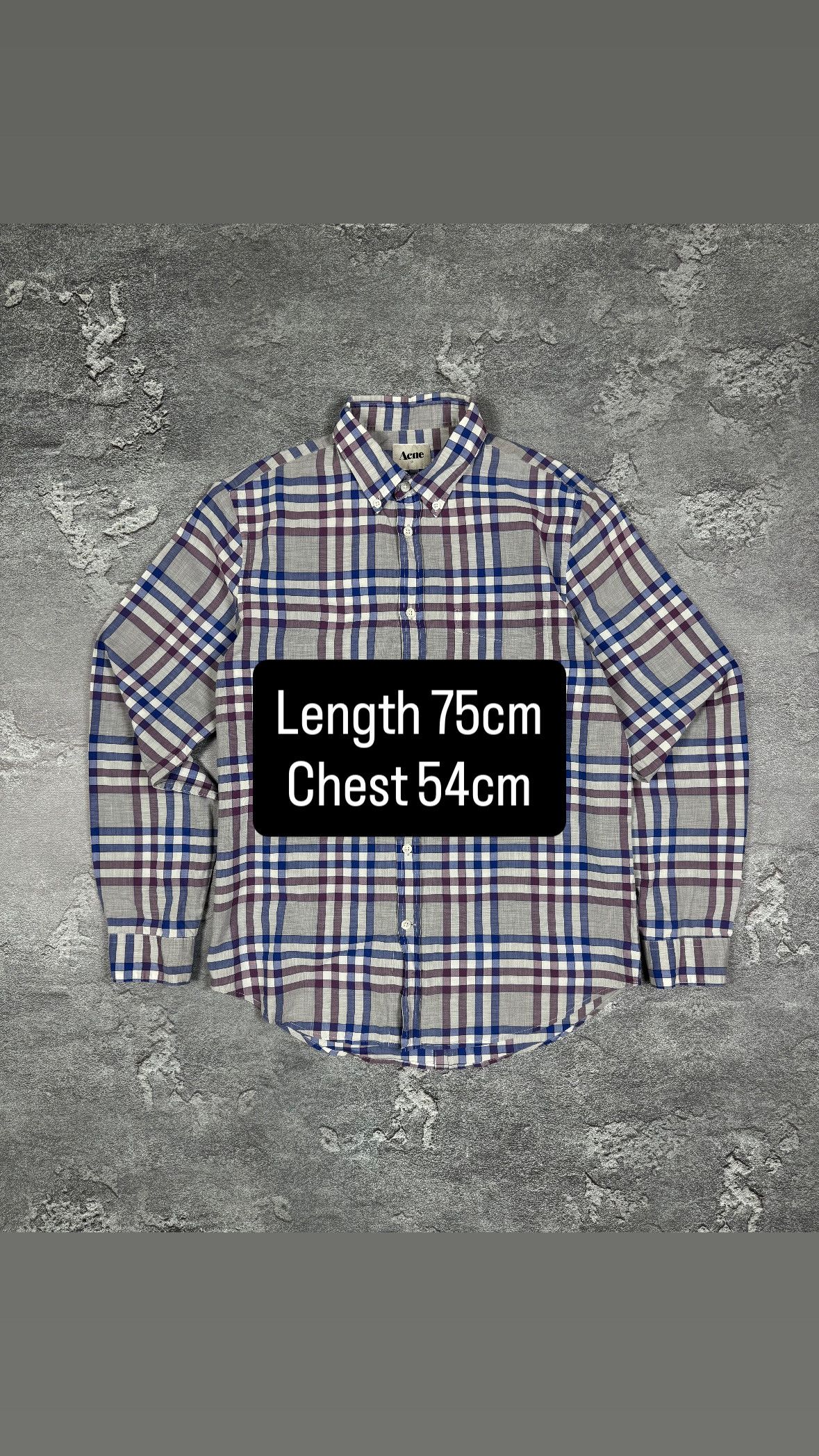Acne Studios Acne Studios Plaid Button Shirt Size M Luxury Size US M / EU 48-50 / 2 - 2 Thumbnail