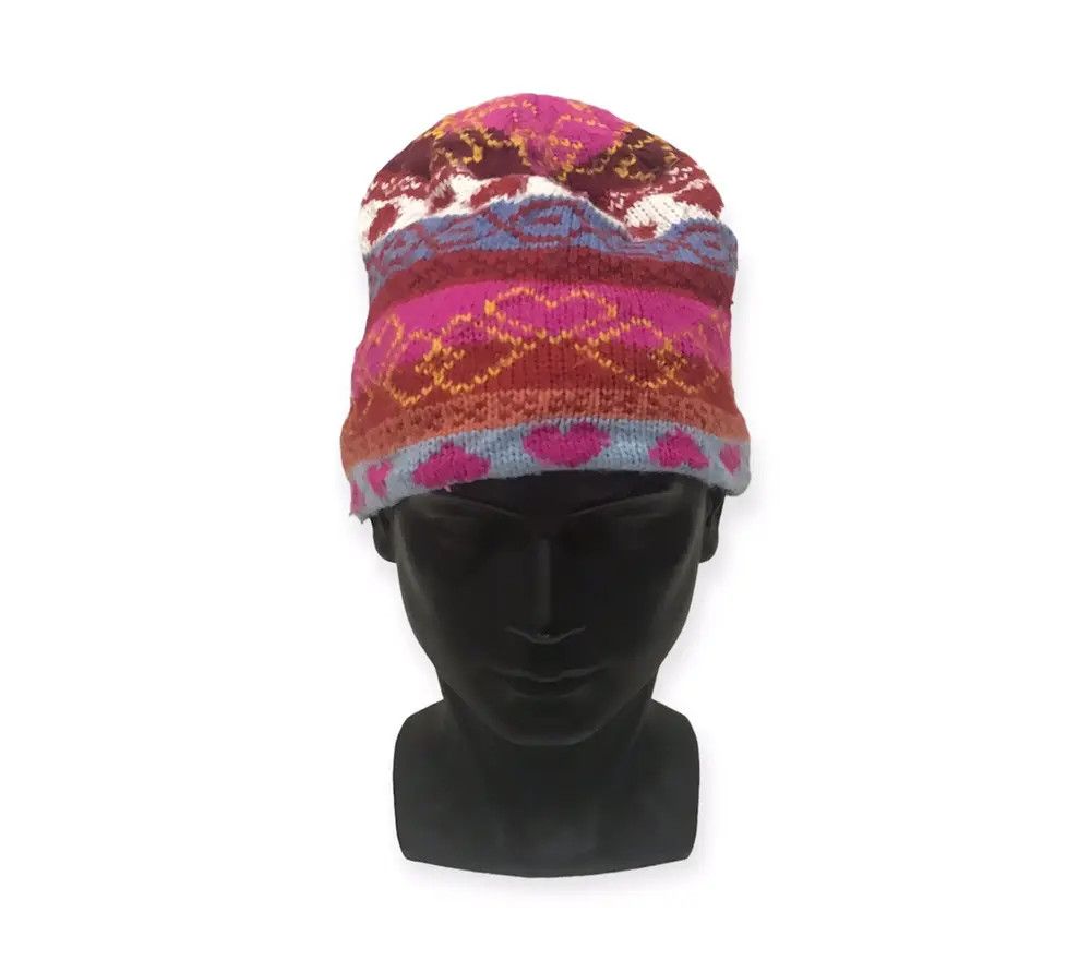 Japanese Brand × Vintage Japanese Brand Fullprint Beanie Hat Size ONE SIZE - 1 Thumbnail