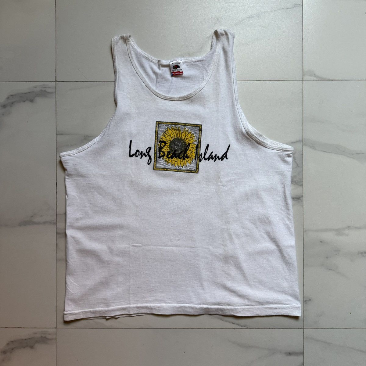 Fruit Of The Loom Vintage Long Beach Island Tank Top Size XL / US 12-14 / IT 48-50 - 2 Thumbnail