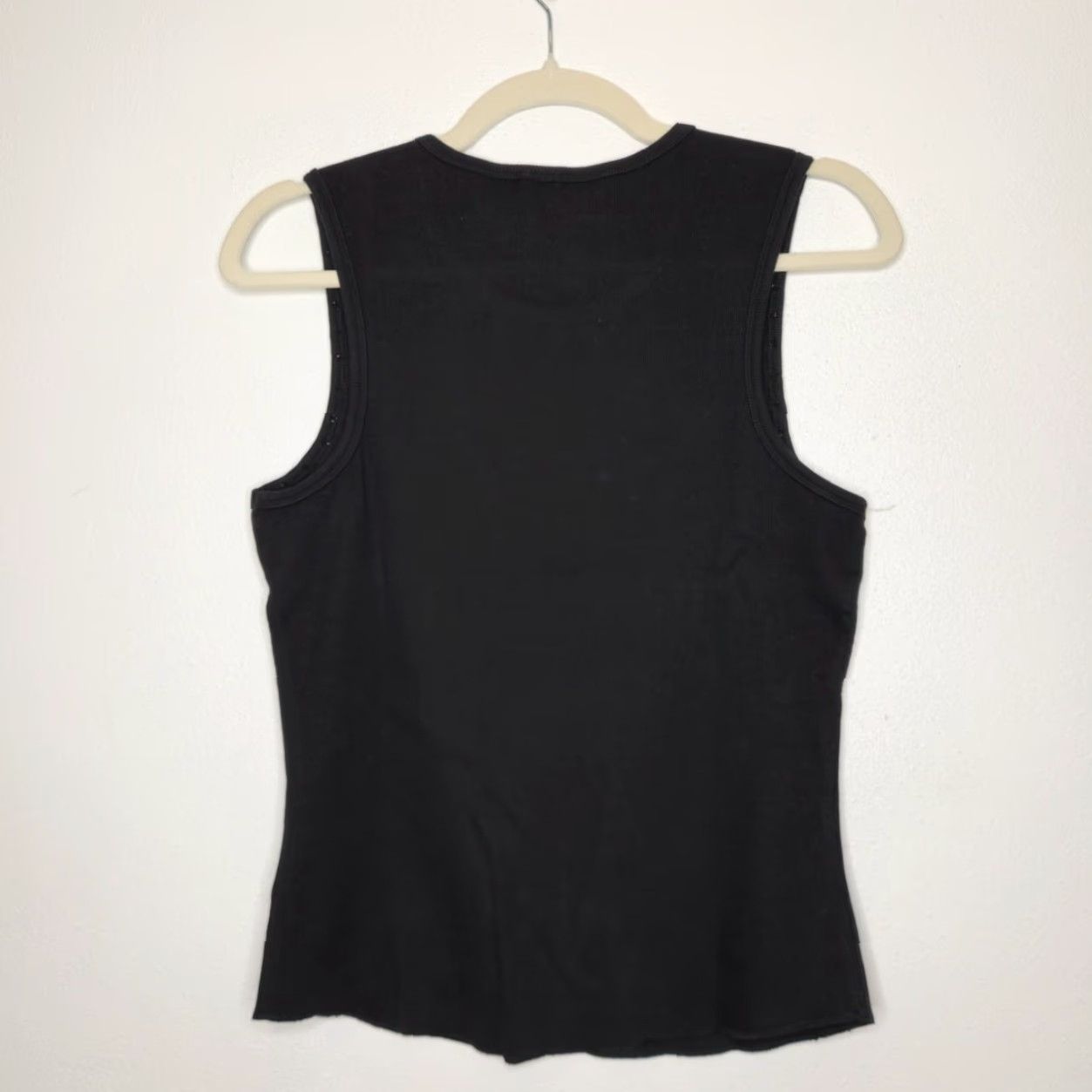 Harley Davidson VINTAGE Harley Davidson Tank Top Beaded Gem Studded McBling Black L Women Size L / US 10 / IT 46 - 6 Thumbnail