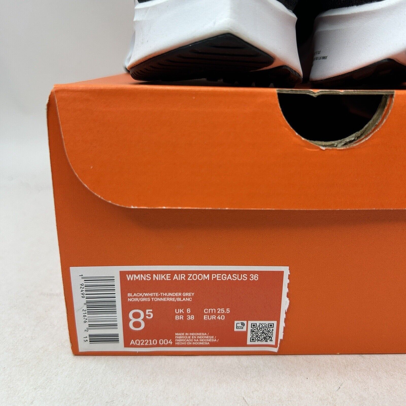 Nike Nike Air Zoom Pegasus 36 WMNS “Black White” 2024 Size US 8.5 / IT 38.5 - 5 Thumbnail