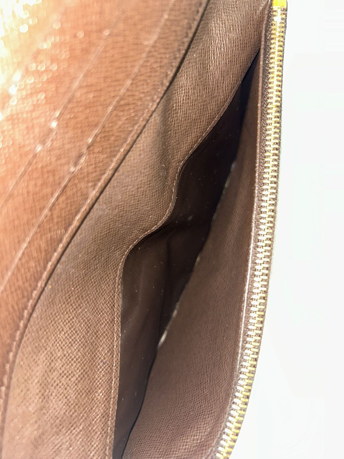 Louis Vuitton Louis Vuitton Damier Ebene Leather Insolite Zippy Wallet Size ONE SIZE - 7 Thumbnail
