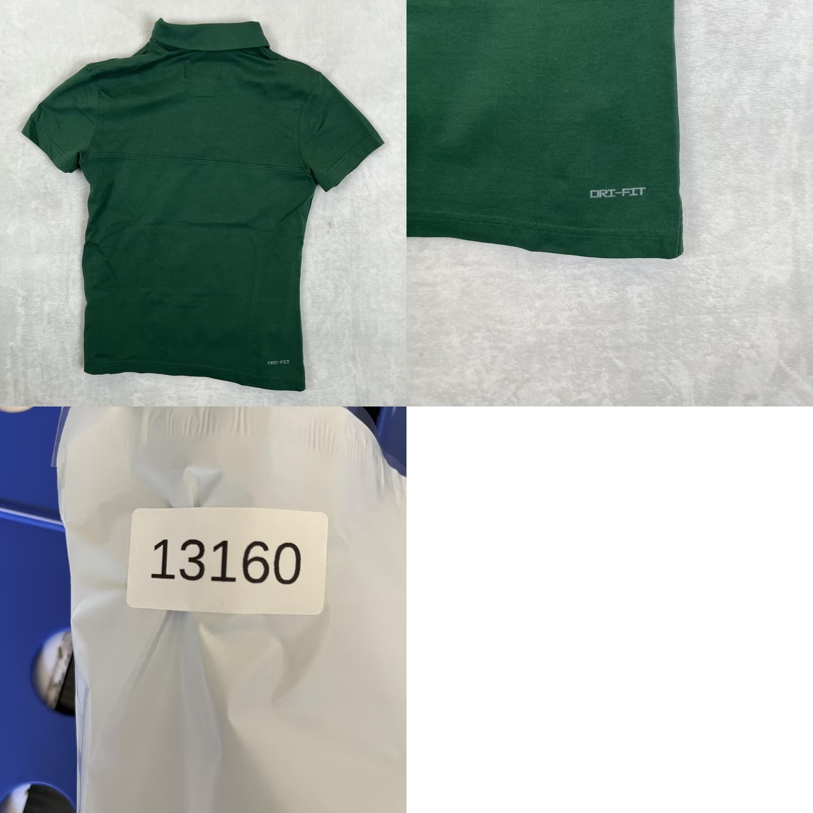 Jordan Brand Jordan Polo Shirt Small Green Dri-FIT Jumpman Logo Basketball Activewear Women's Size S / US 4 / IT 40 - 8 Thumbnail