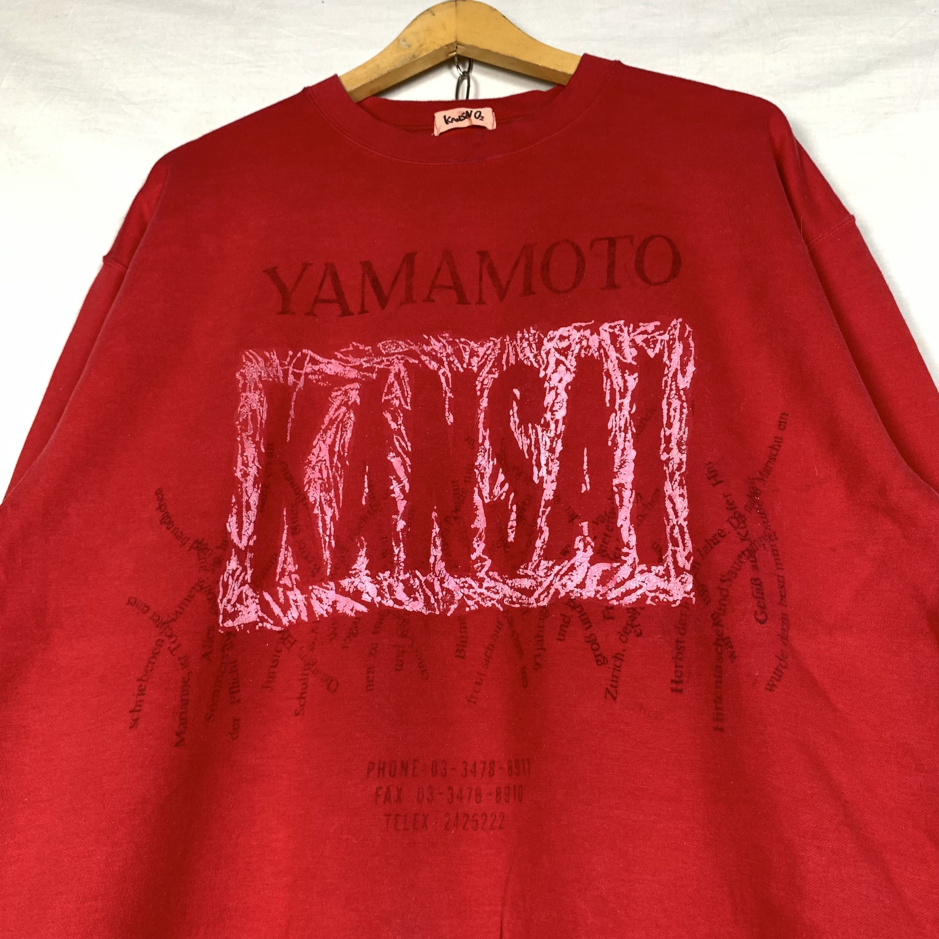Kansai Yamamoto Vintage Kansai Yamamoto O2 Sweatshirt Crewneck Size US L / EU 52-54 / 3 - 3 Thumbnail