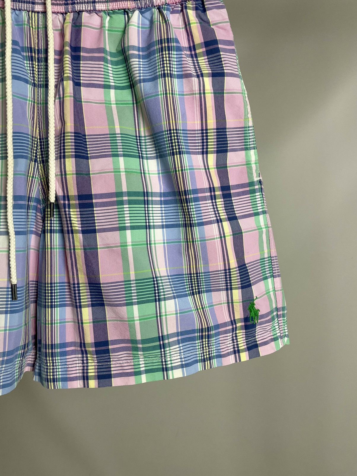 Polo Ralph Lauren VINTAGE 💦 Polo Ralph Lauren Swimwear Checkered sport Shorts Size US 30 / EU 46 - 4 Thumbnail