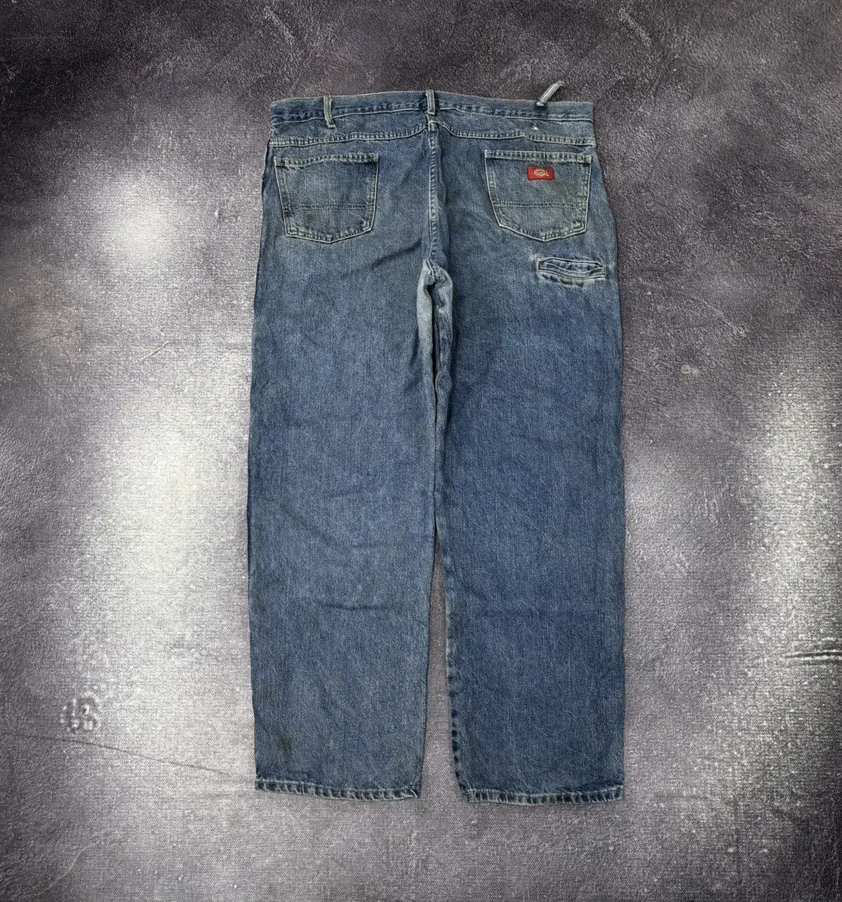Dickies × Vintage Vintage Dickies Double Knee USA Work Hype Blue Denim Jeans Size US 42 / EU 58 - 1 Thumbnail
