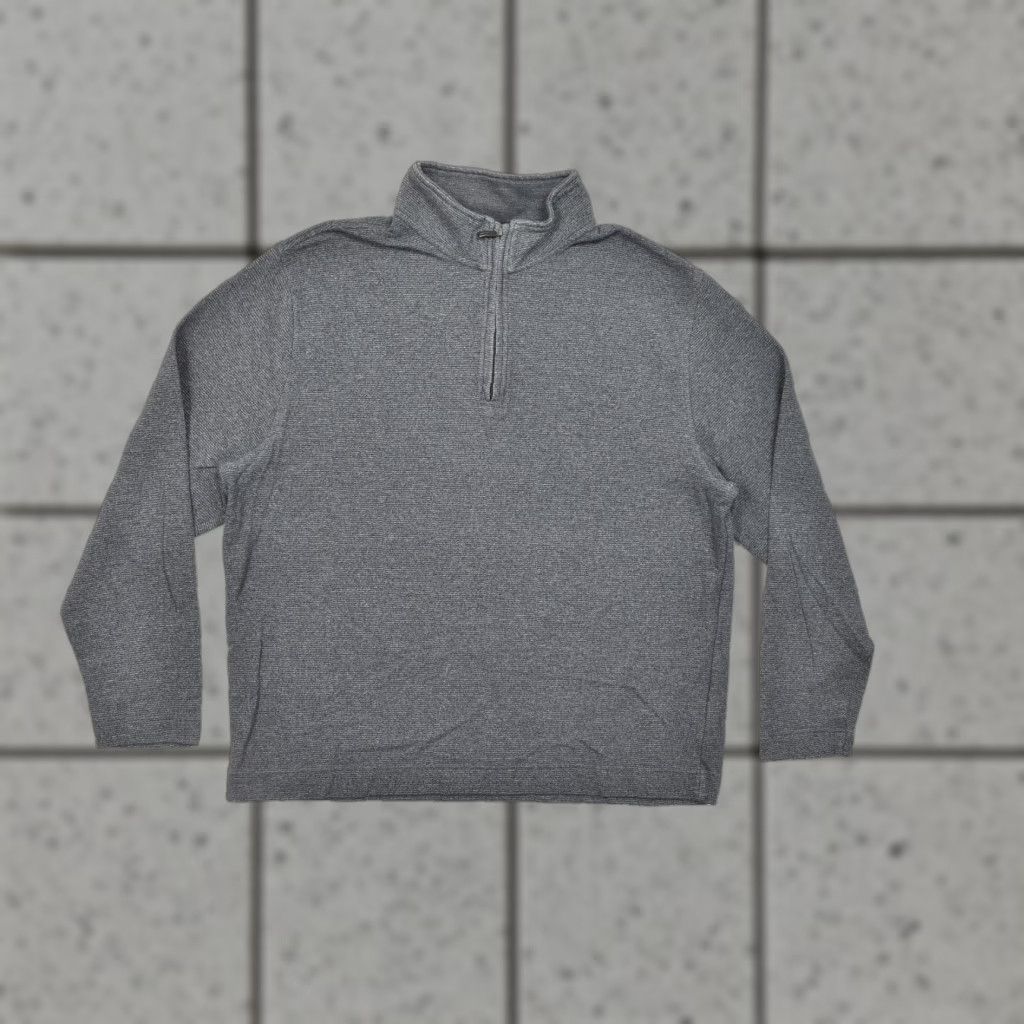 Van Heusen Van Heusen Flex Men's Sweater Gray Half-Zip Size XXL Pullover Size US XXL / EU 58 / 5 - 1 Thumbnail