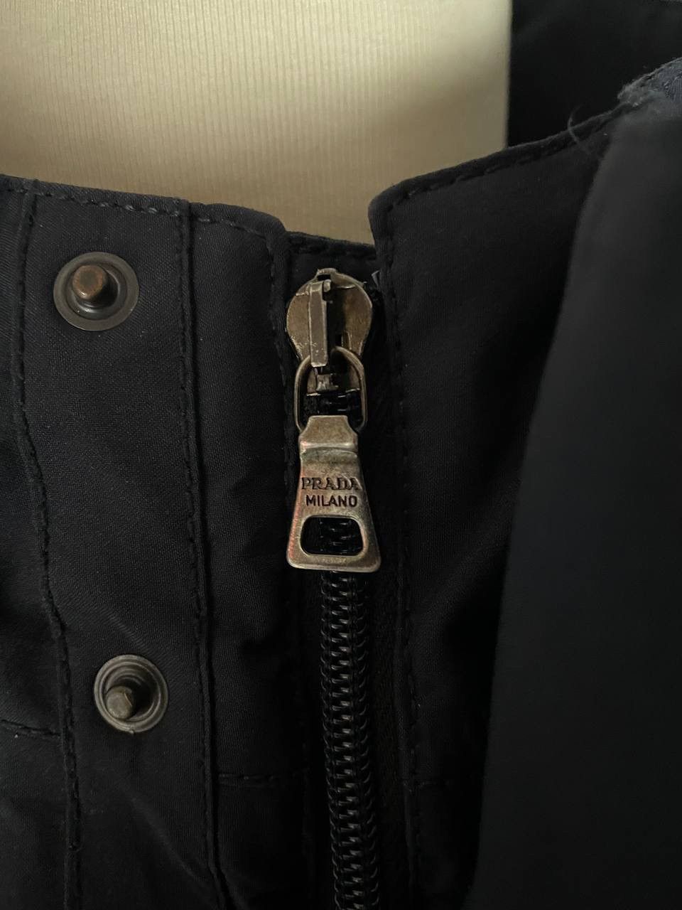 Prada Prada Jacket Trench Navy GoreTex Size US L / EU 52-54 / 3 - 3 Thumbnail