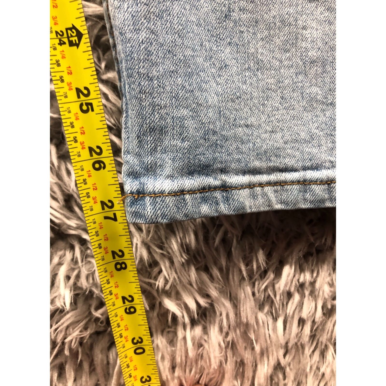 Vintage Sonoma Jeans Size 40x30 Mens Mid Rise Straight Blue Light Wash Denim 5-Pocket Regular belt loops Classic Modern 40 in Waist Boys? Wait. Size US 40 / EU 56 - 3 Thumbnail