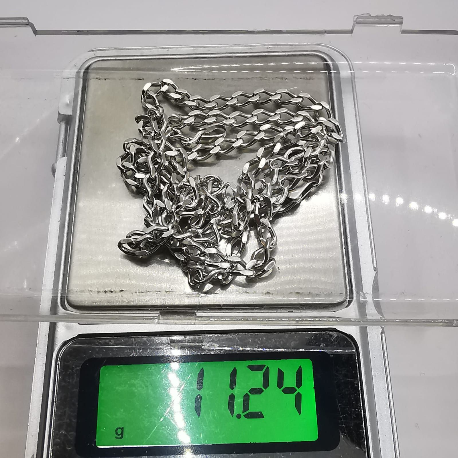 Sterling Silver Vintage Chain Necklece,925 Sterling Silver,Signed , 11,24g Size ONE SIZE - 4 Thumbnail
