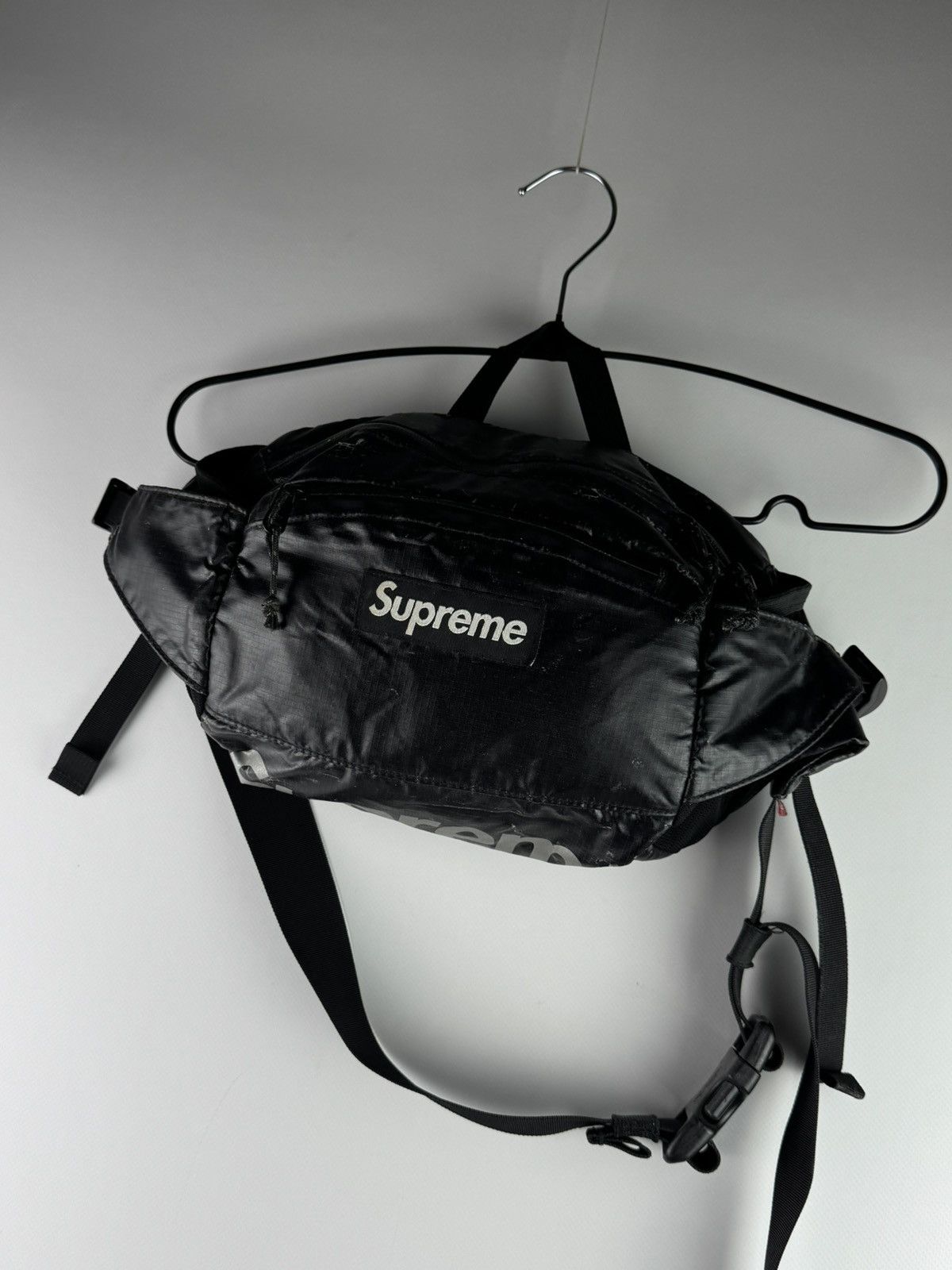 Supreme Waist Bag FW17 Black Cordura