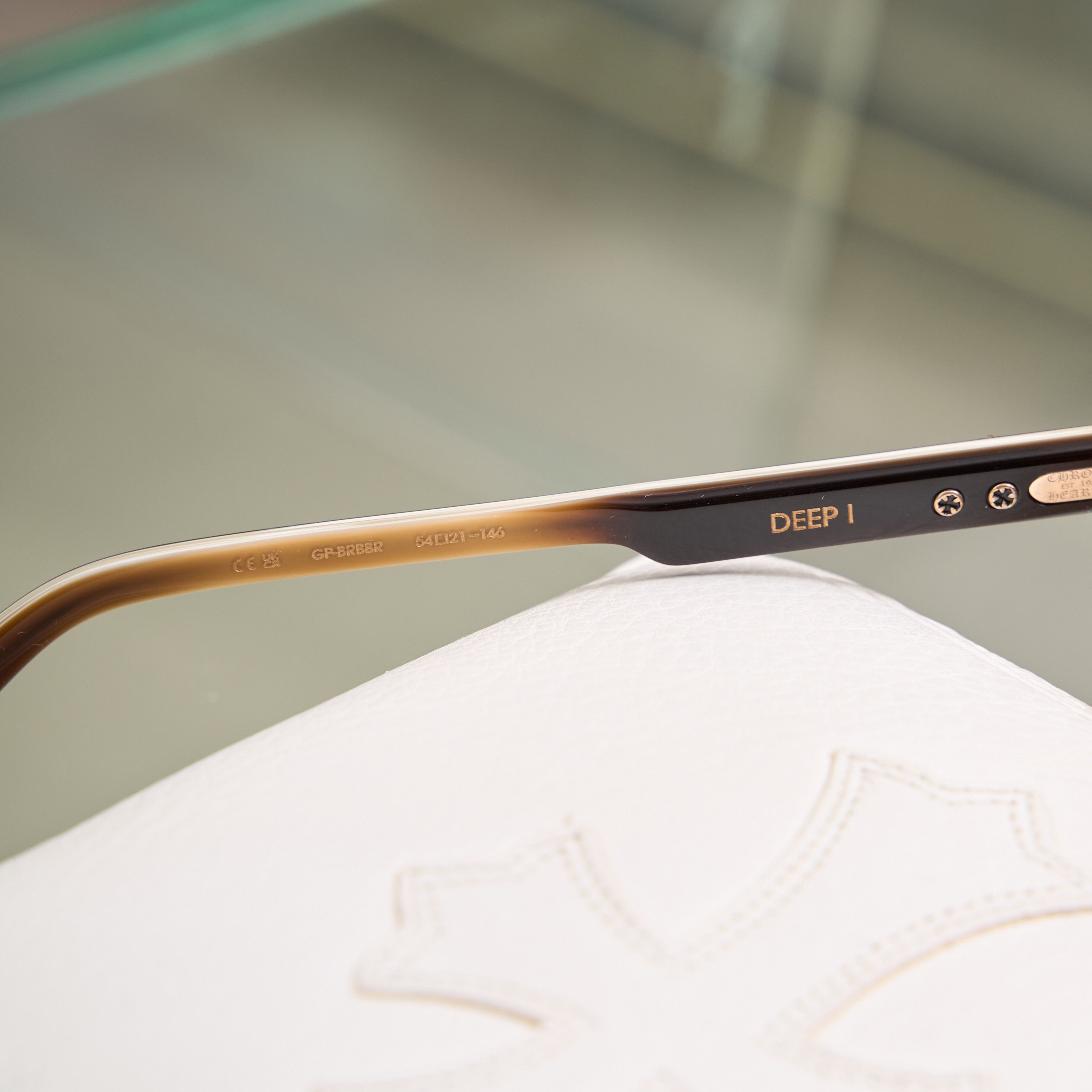 Chrome Hearts CHROME HEARTS DEEP I GOLD PLATED/BROWN BONE BROWN Size ONE SIZE - 5 Thumbnail