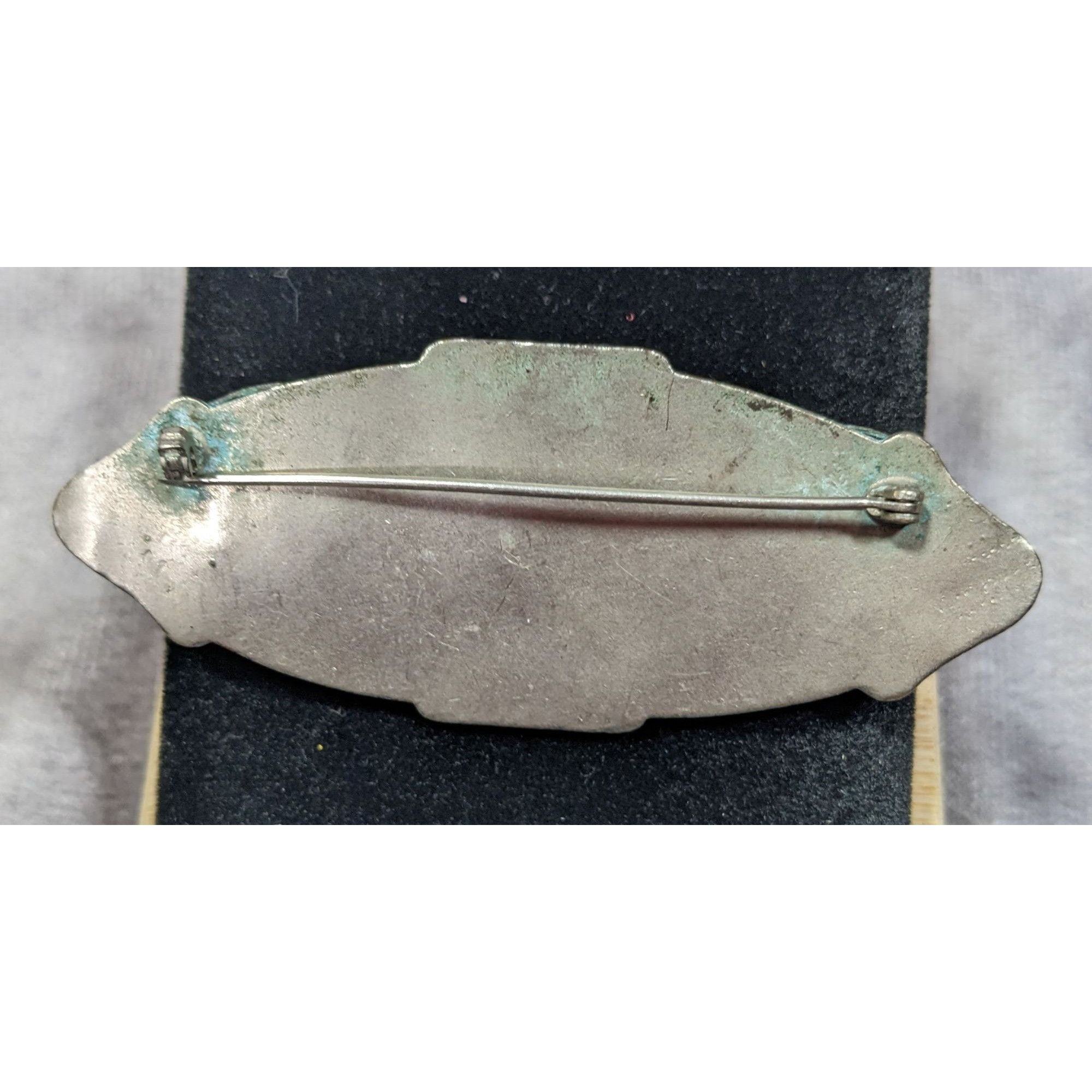 Other Vintage Floral Repousse Silver Tone Brooch Size ONE SIZE - 5 Thumbnail