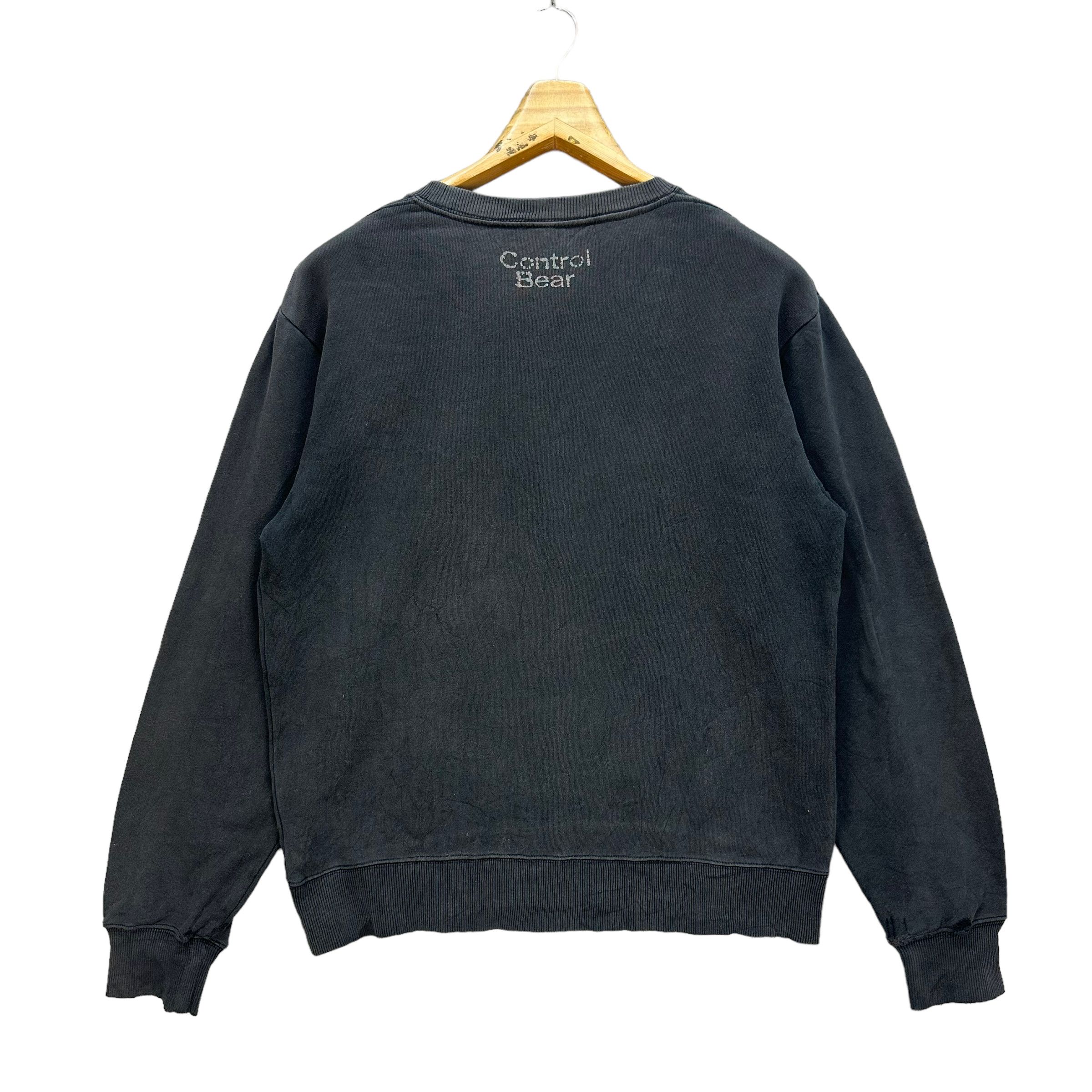 Vintage TRASHED ARTWORK PAINTER CONTROL BEAR SWEATSHIRT #7754-168 Size US S / EU 44-46 / 1 - 10 Thumbnail