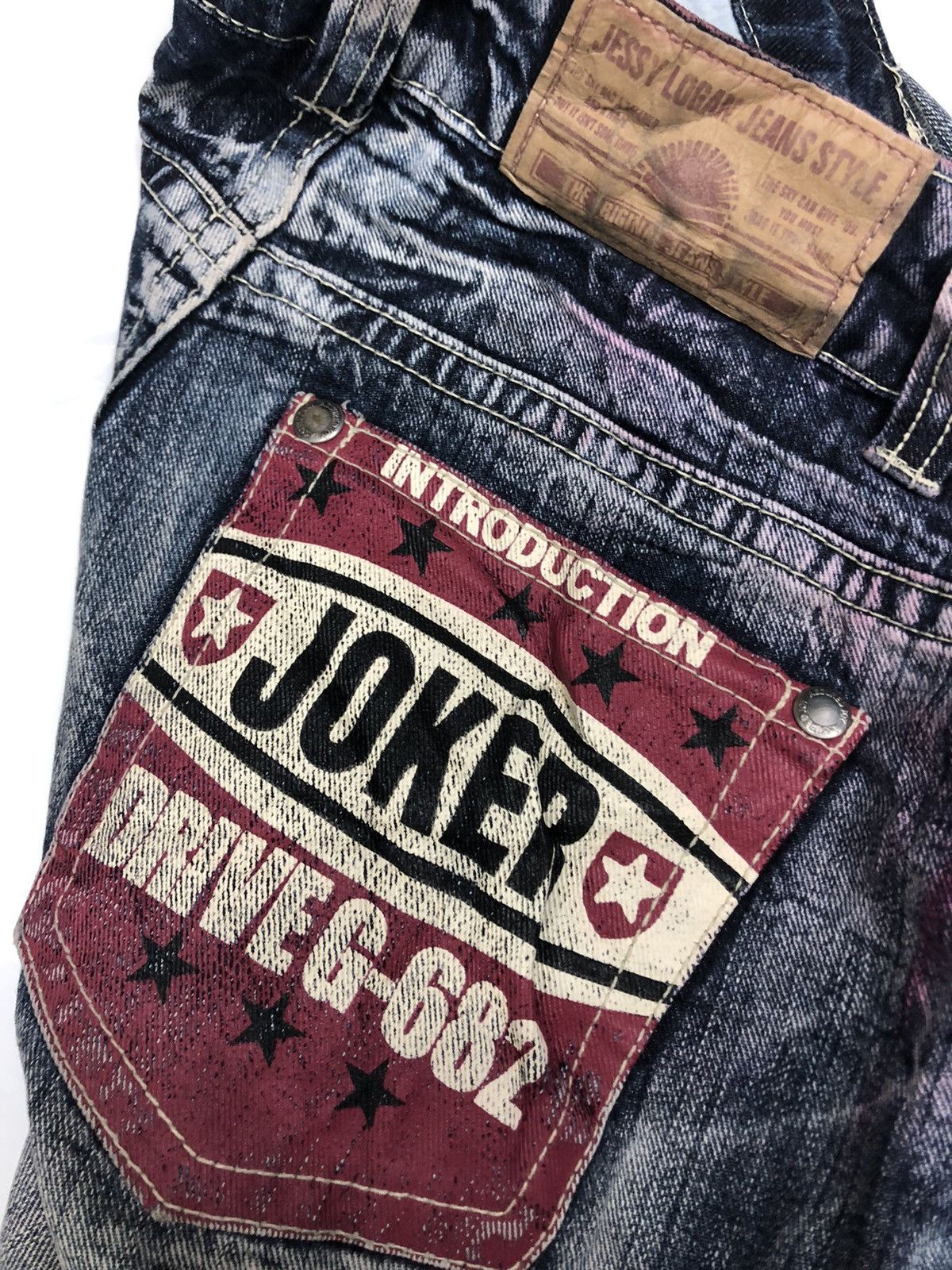 Hysteric Glamour × Undercover 🔥JESSY LOGAN THRASHED DISTRESSED DENIM PUNK JEANS Size US 28 / EU 44 - 9 Thumbnail