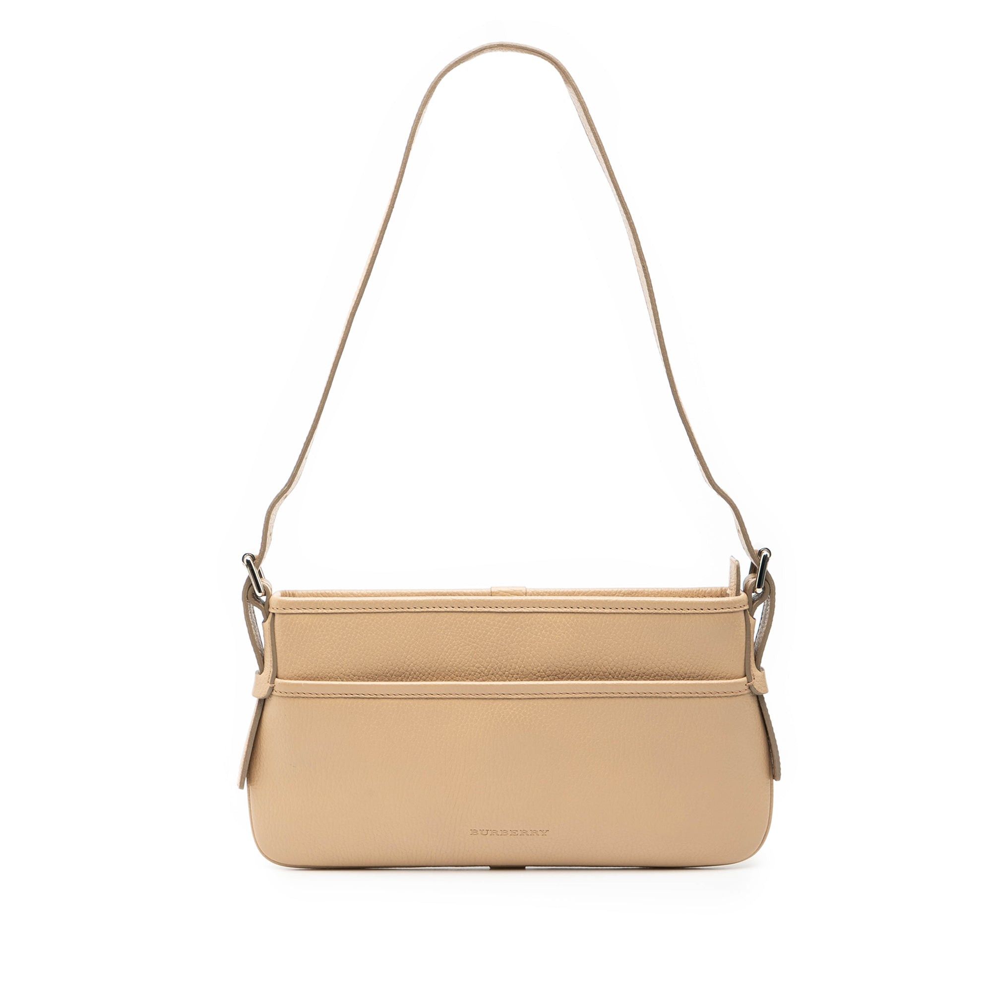 Burberry Leather Shoulder Bag in Brown, Women's