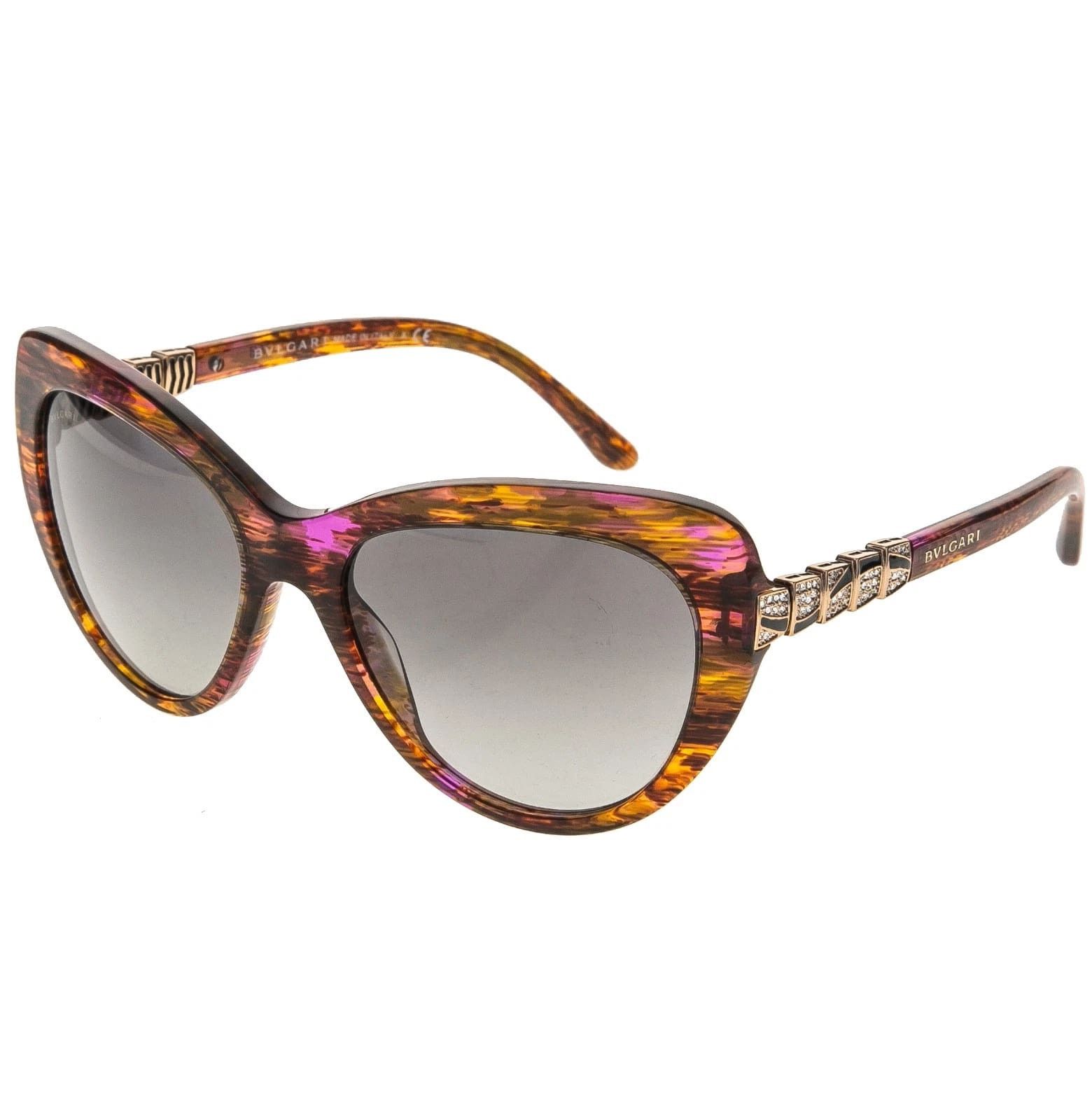 Bvlgari BVLGARI BV8143B 8143 Serpenti Orange Red Fantasy Sunglasses Size ONE SIZE - 4 Thumbnail