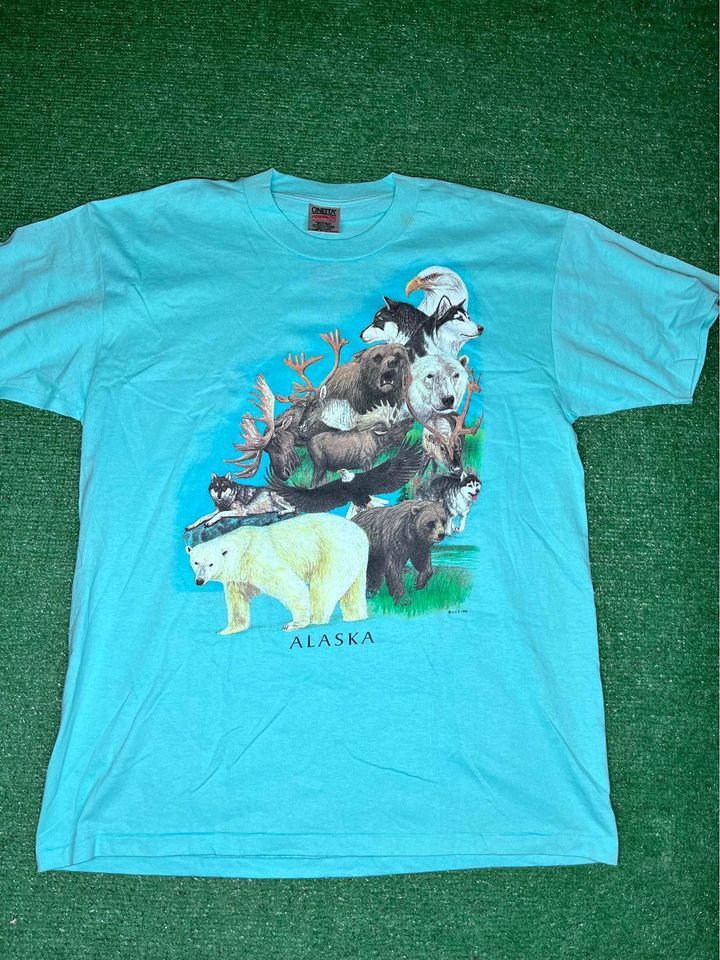 Other Vintage 1996 Alaska T-shirt Size XL Size US XL / EU 56 / 4 - 1 Thumbnail