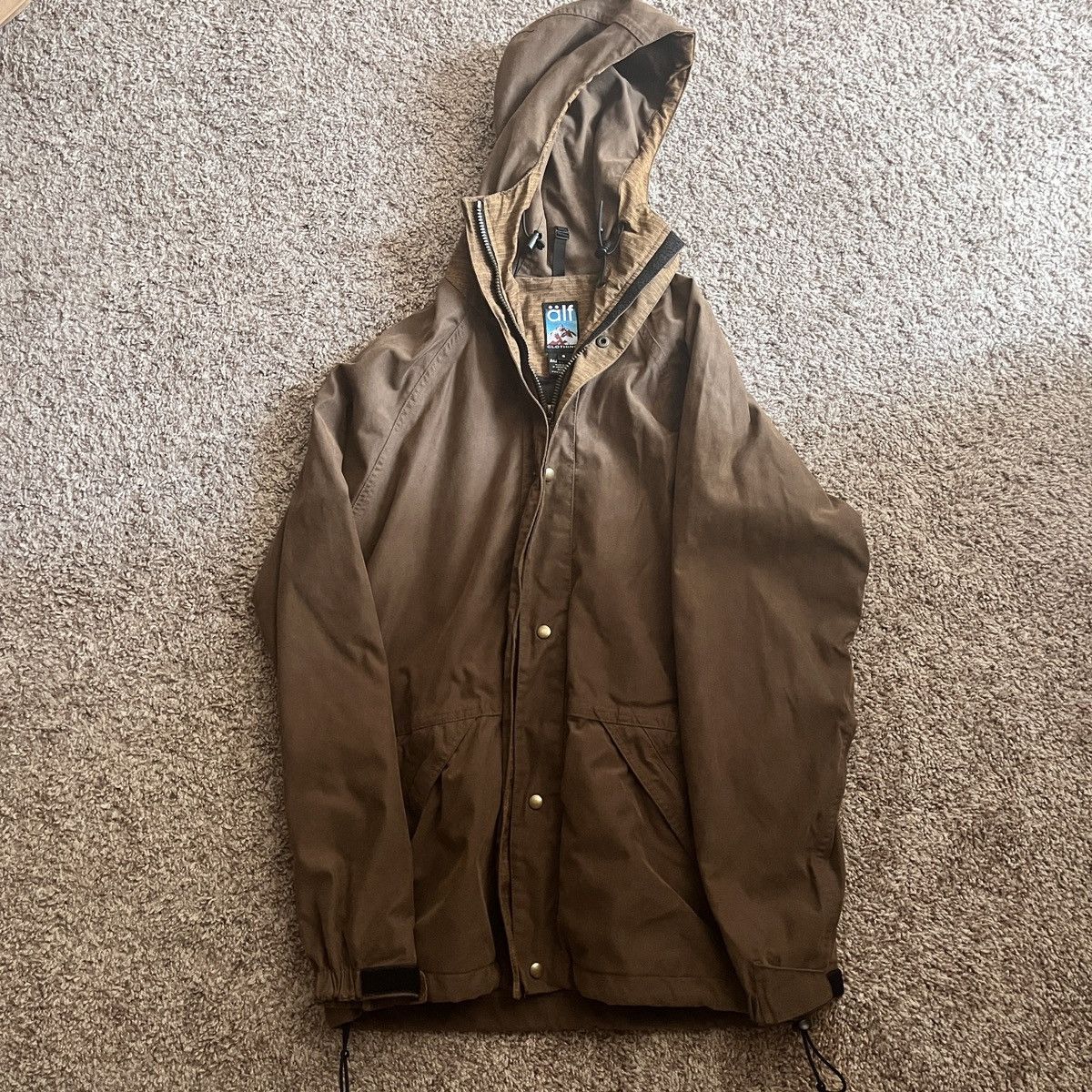 Image of Vintage Kuhl Alf Das Schell Jacket in Brown, Men's (Size Small)