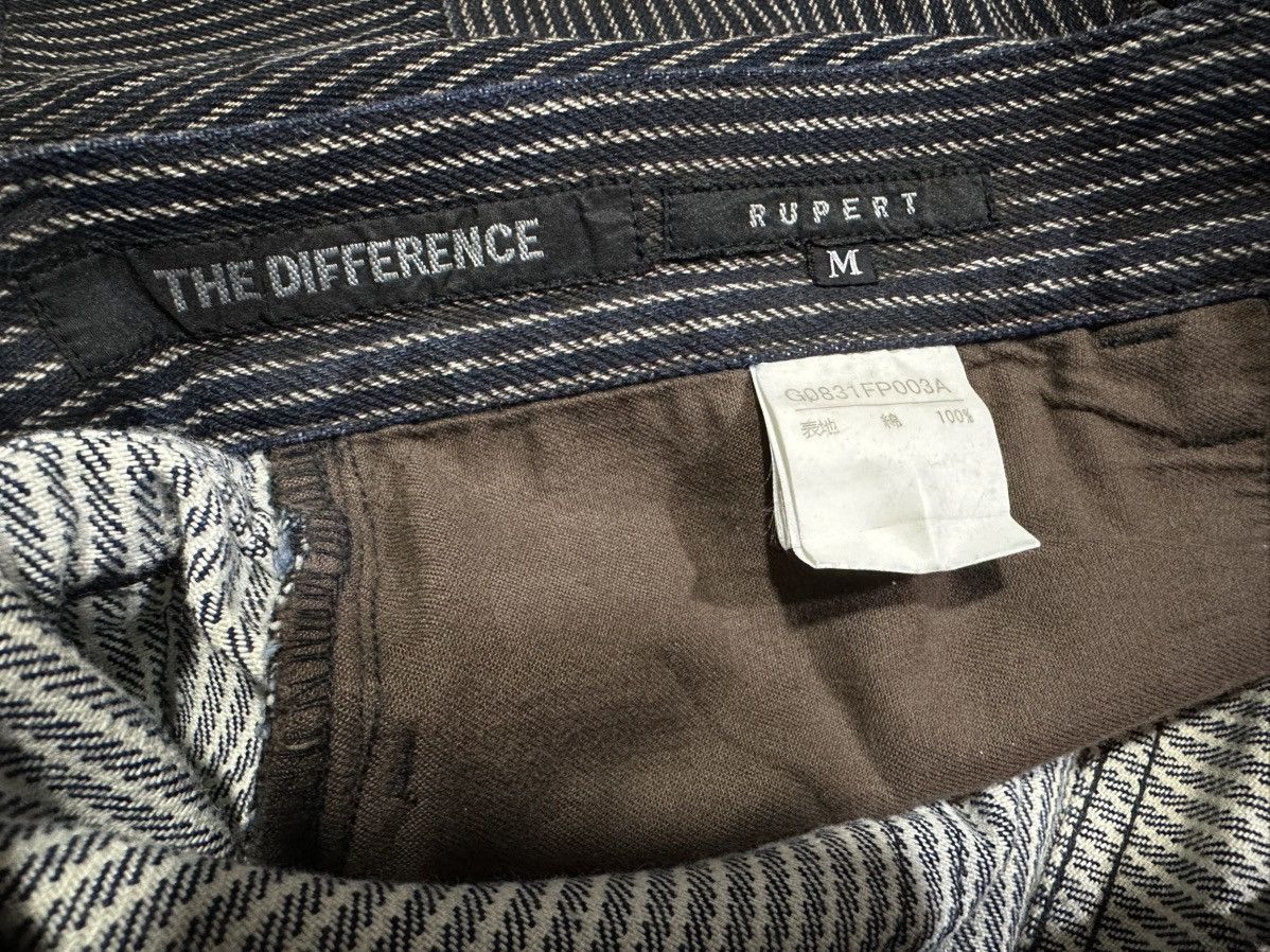 If Six Was Nine × Japanese Brand × Tornado Mart 🔥 Difference Rupert Flared Denim Cross Striped Patchwork Size US 30 / EU 46 - 9 Thumbnail