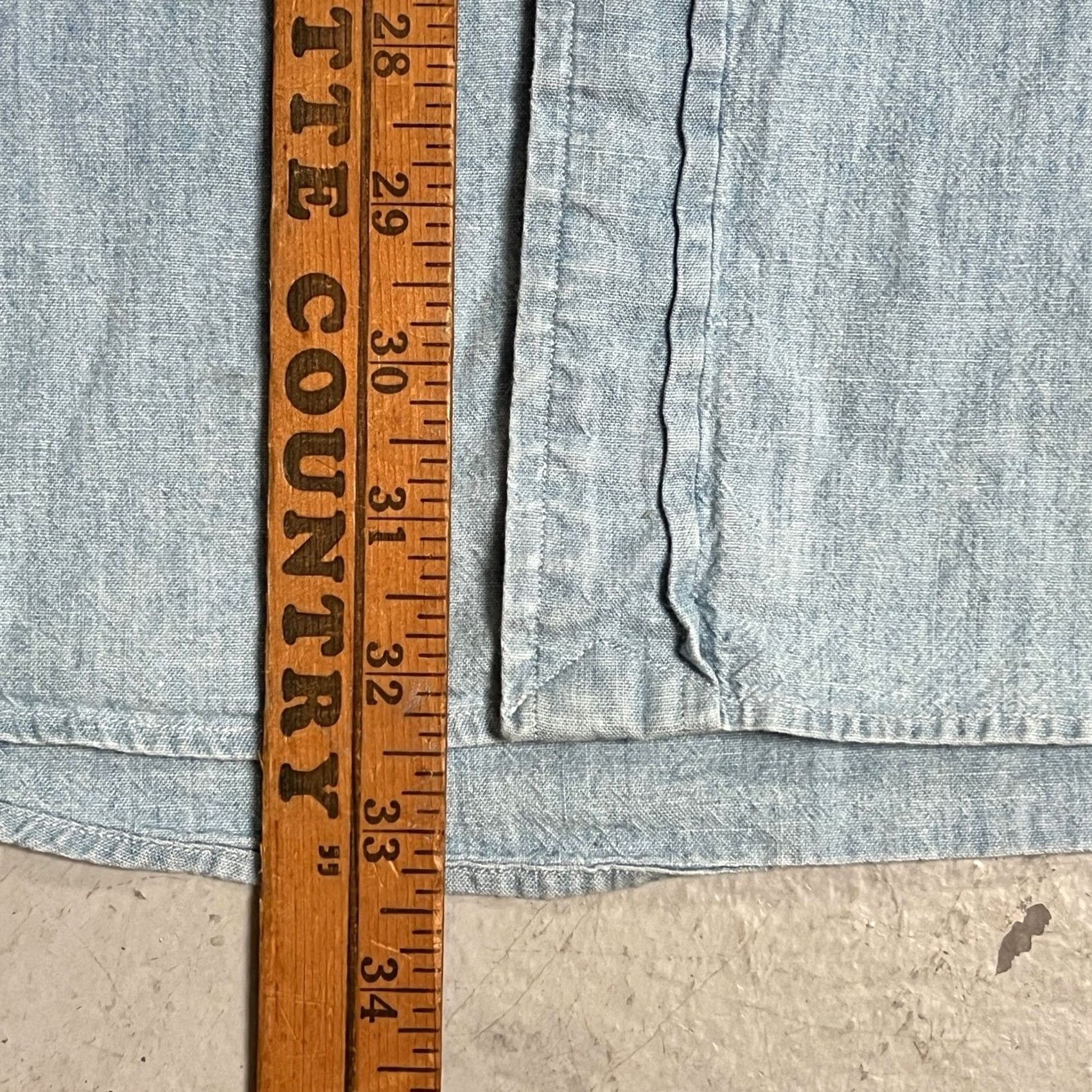 Vintage Vintage Polo Sport Ralph Lauren USA Flag Chambray Work Shirt L Size US L / EU 52-54 / 3 - 3 Thumbnail