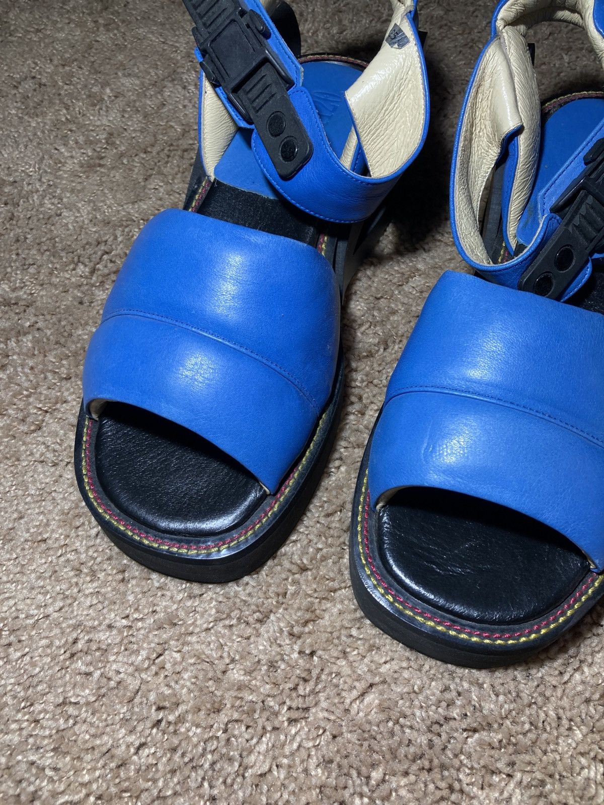 20471120 New 20471120 Ski Boots 90s Sandals Hyoma SS98 90s Blue Size US 8 / EU 41 - 3 Thumbnail