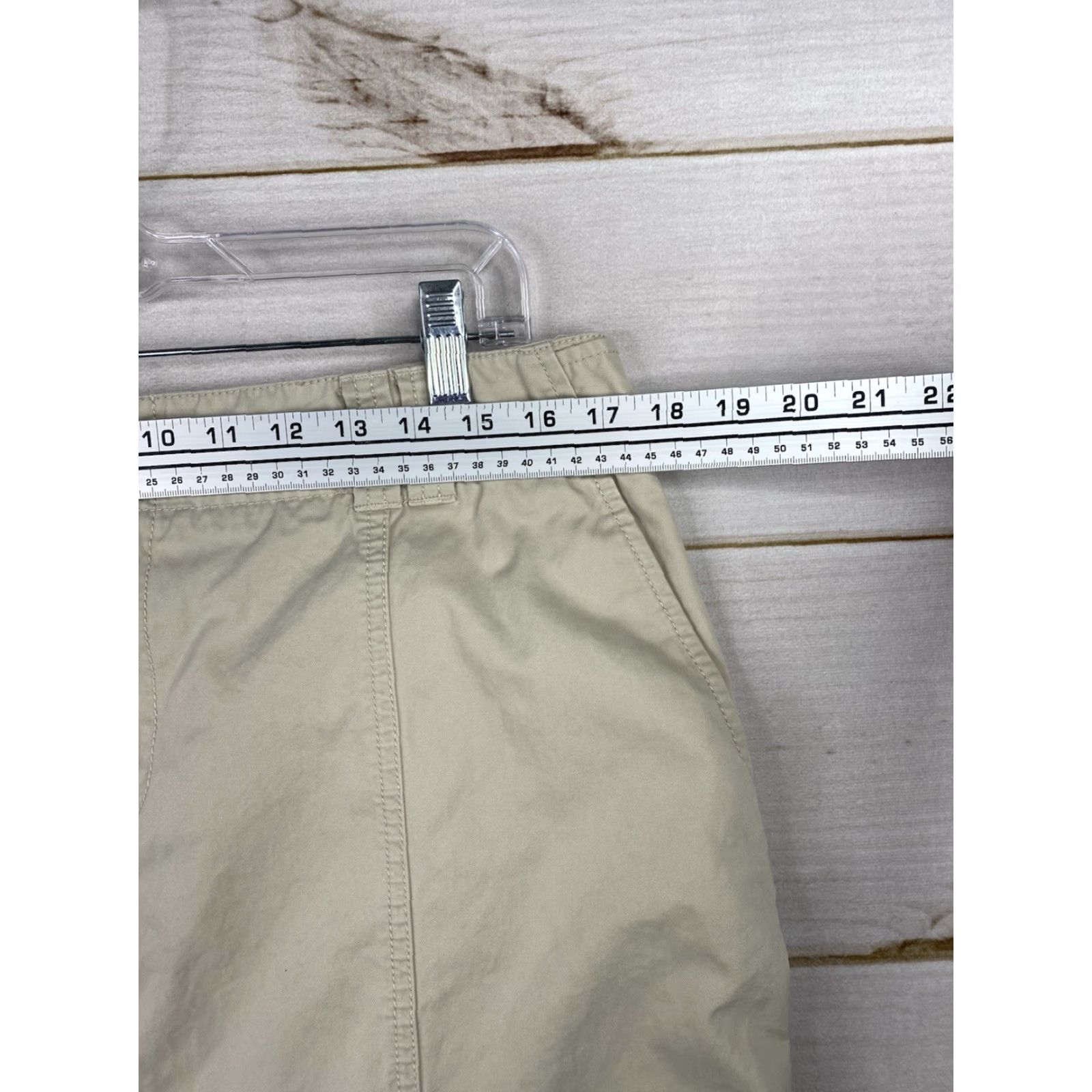 Eddie Bauer VINTAGE Eddie Bauer Skirt Womens 14 Beige Cotton 90s Y2K Cottagecore Long Pencil Straight Womens) Size 36" / US 14 / IT 50 - 5 Thumbnail