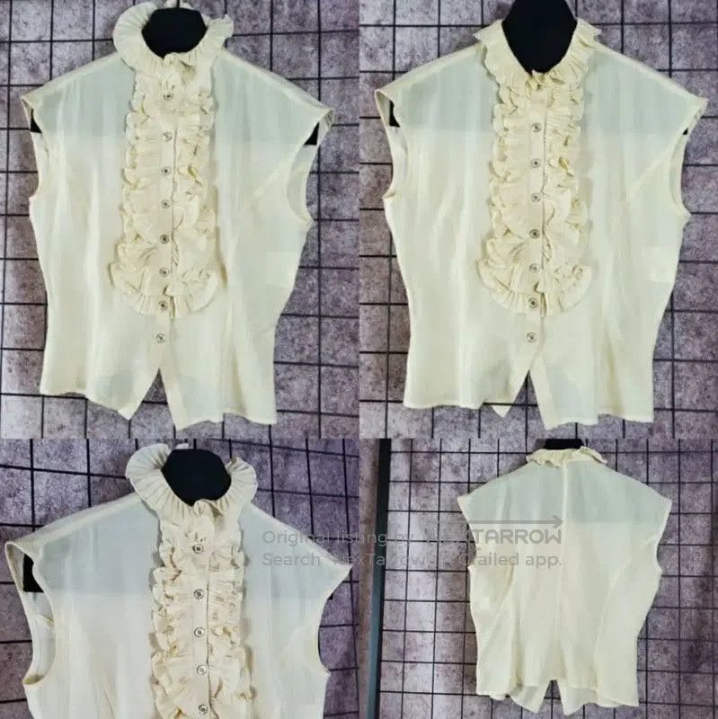 Dior Dior Summer Beige Silk Blend Short Sleeve Shirt . Size M / US 6-8 / IT 42-44 - 3 Thumbnail