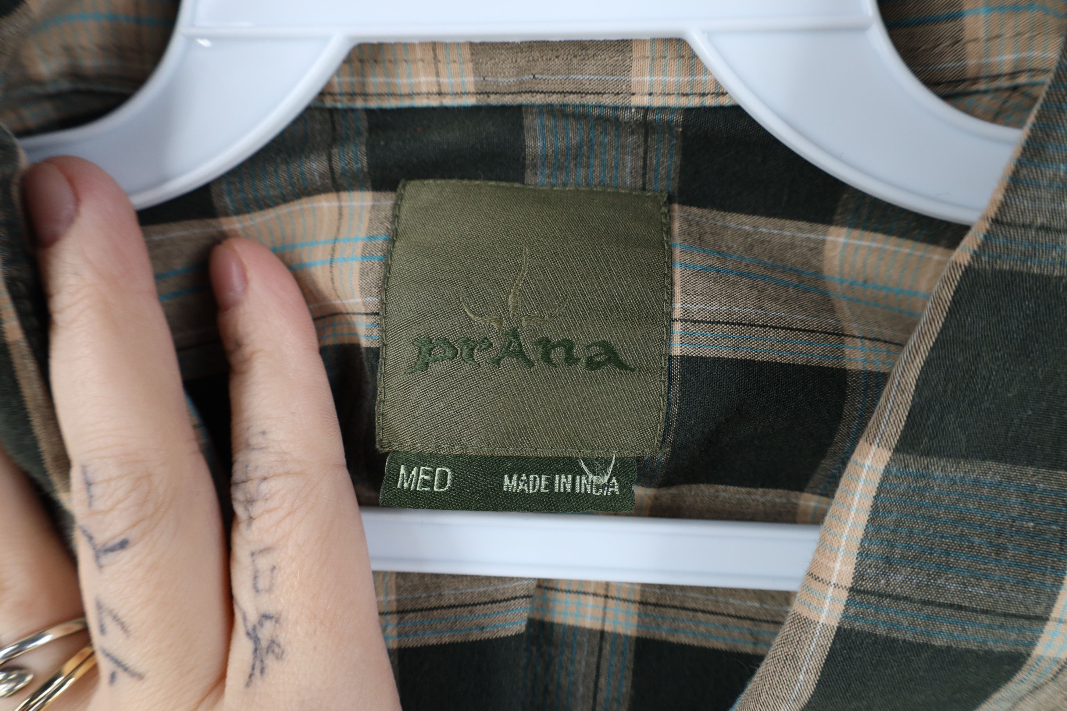 Prana × Vintage prAna Breathe Western Rodeo Snap Button Collared Shirt Plaid Size US M / EU 48-50 / 2 - 5 Thumbnail