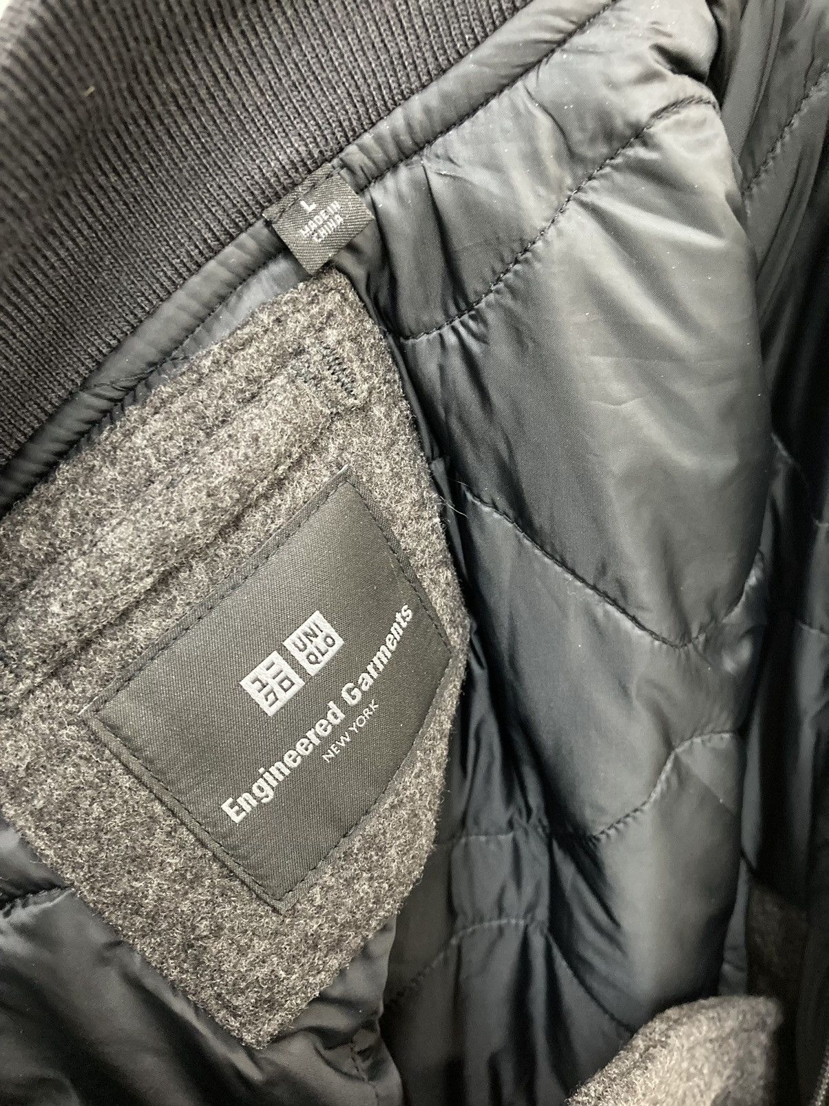 Engineered garments pufftech Uniqlo bomber jacket large